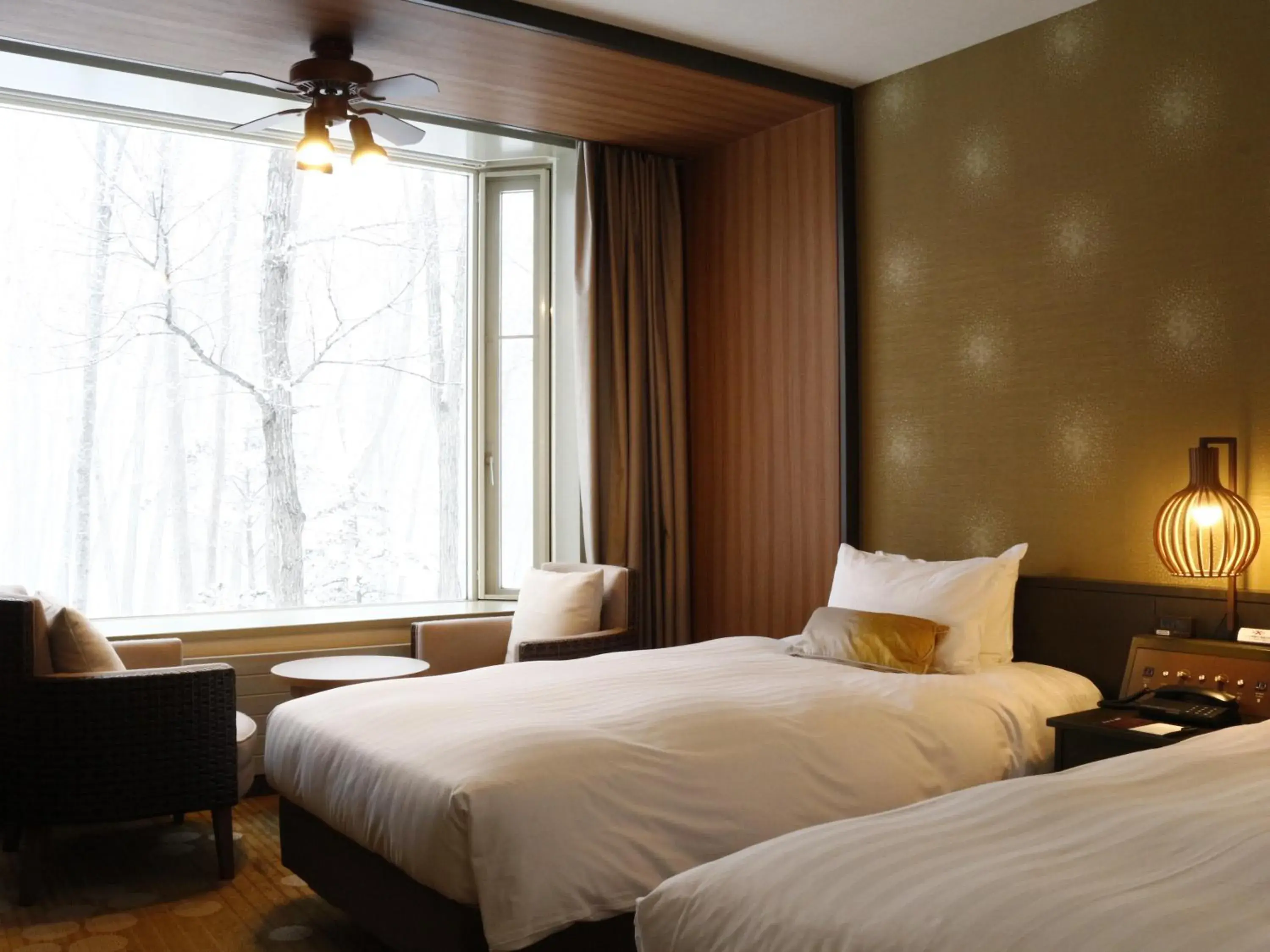 Photo of the whole room, Bed in Hakodate Onuma Prince Hotel