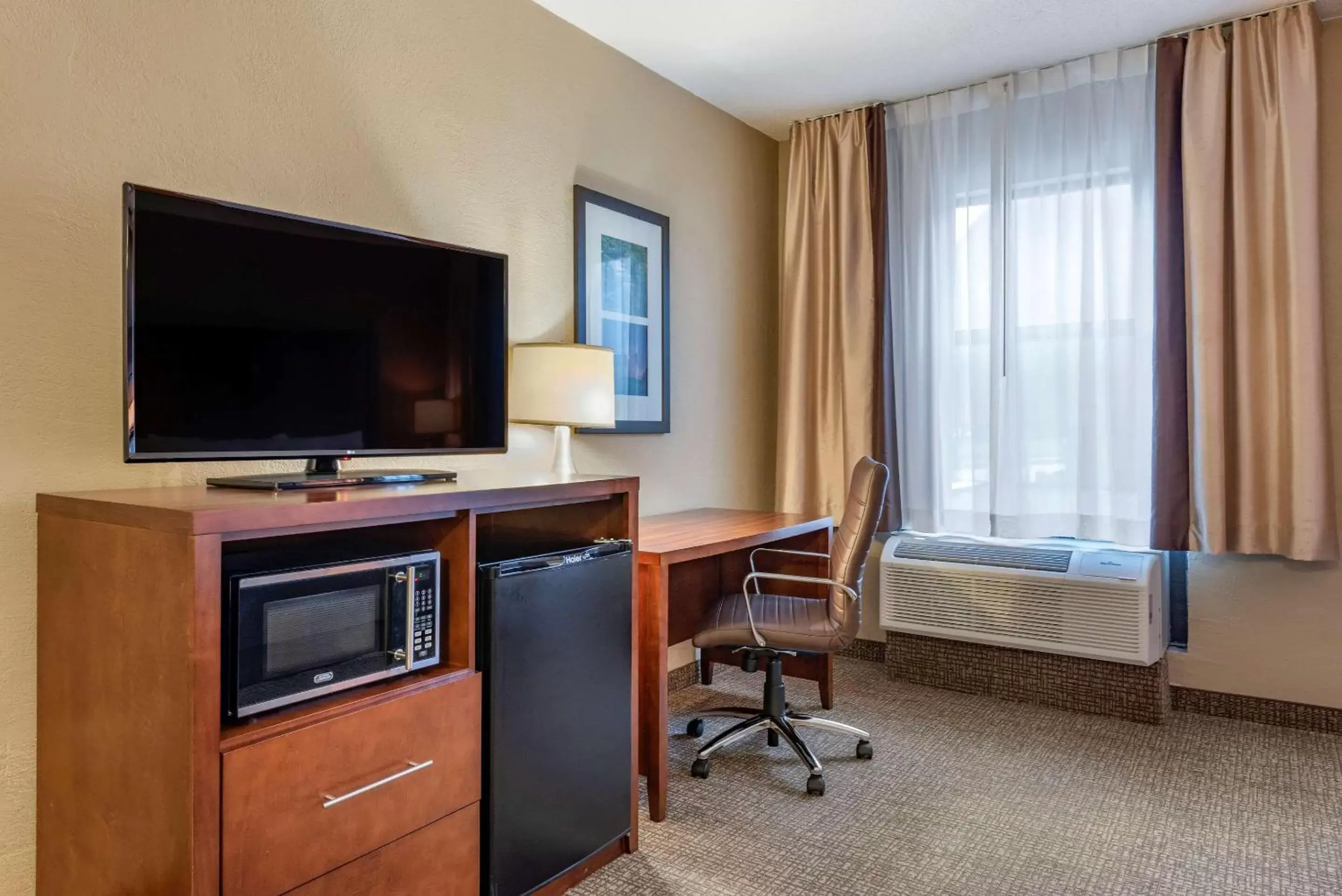 Photo of the whole room, TV/Entertainment Center in Comfort Inn Madison