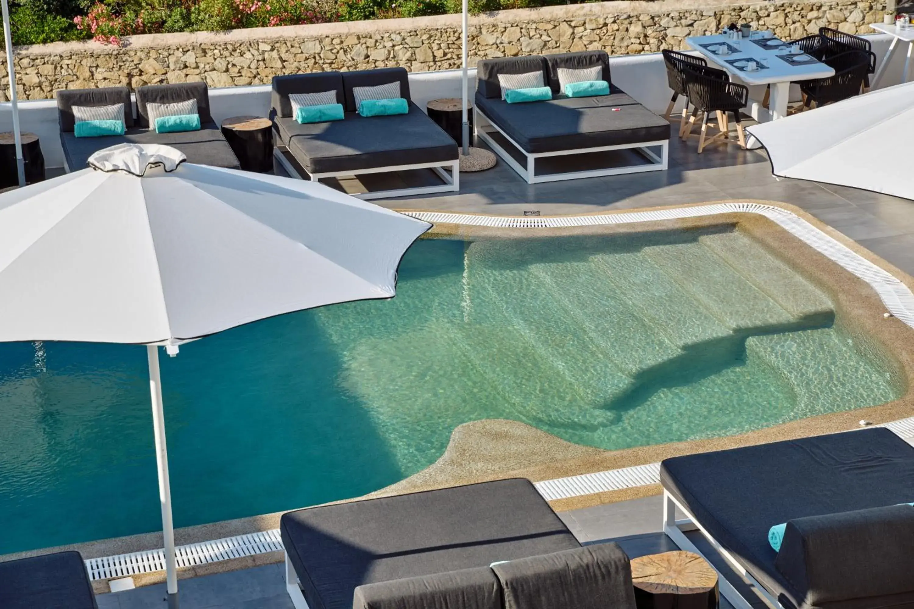 Swimming pool, Pool View in Mykonos Princess Hotel