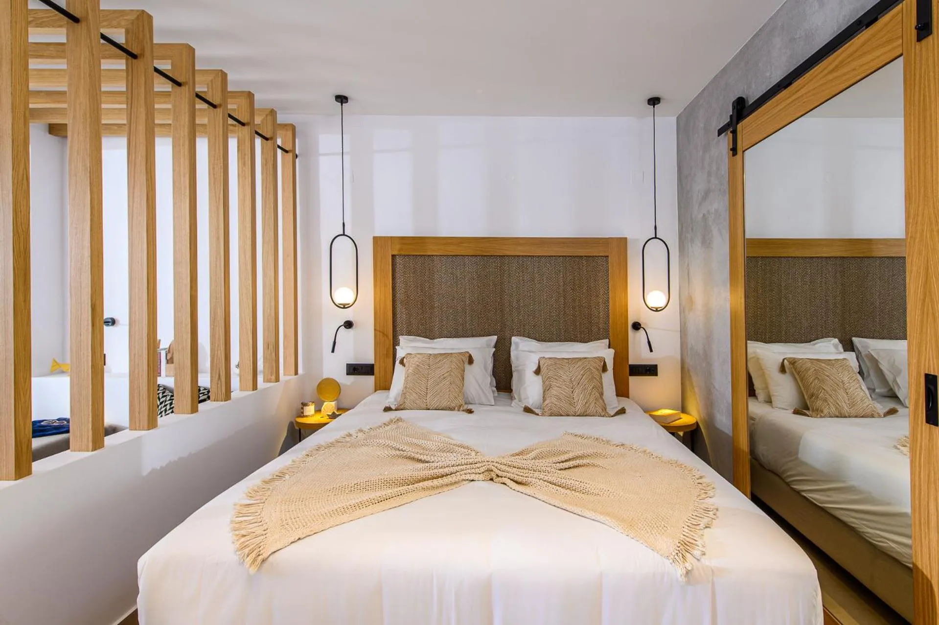 Bed in Stella Palace Aqua Park Resort