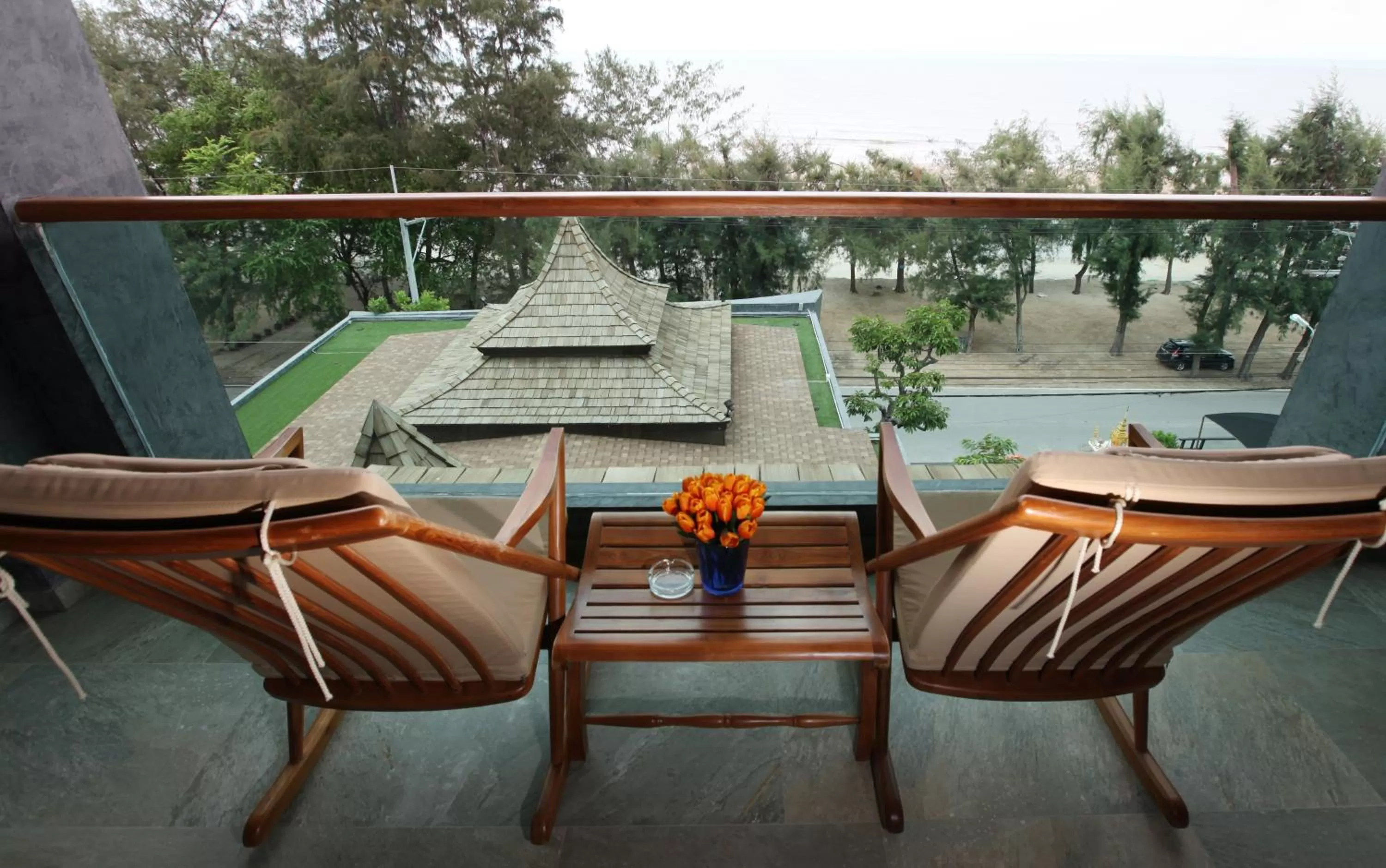 Balcony/Terrace in I Calm Resort Cha Am