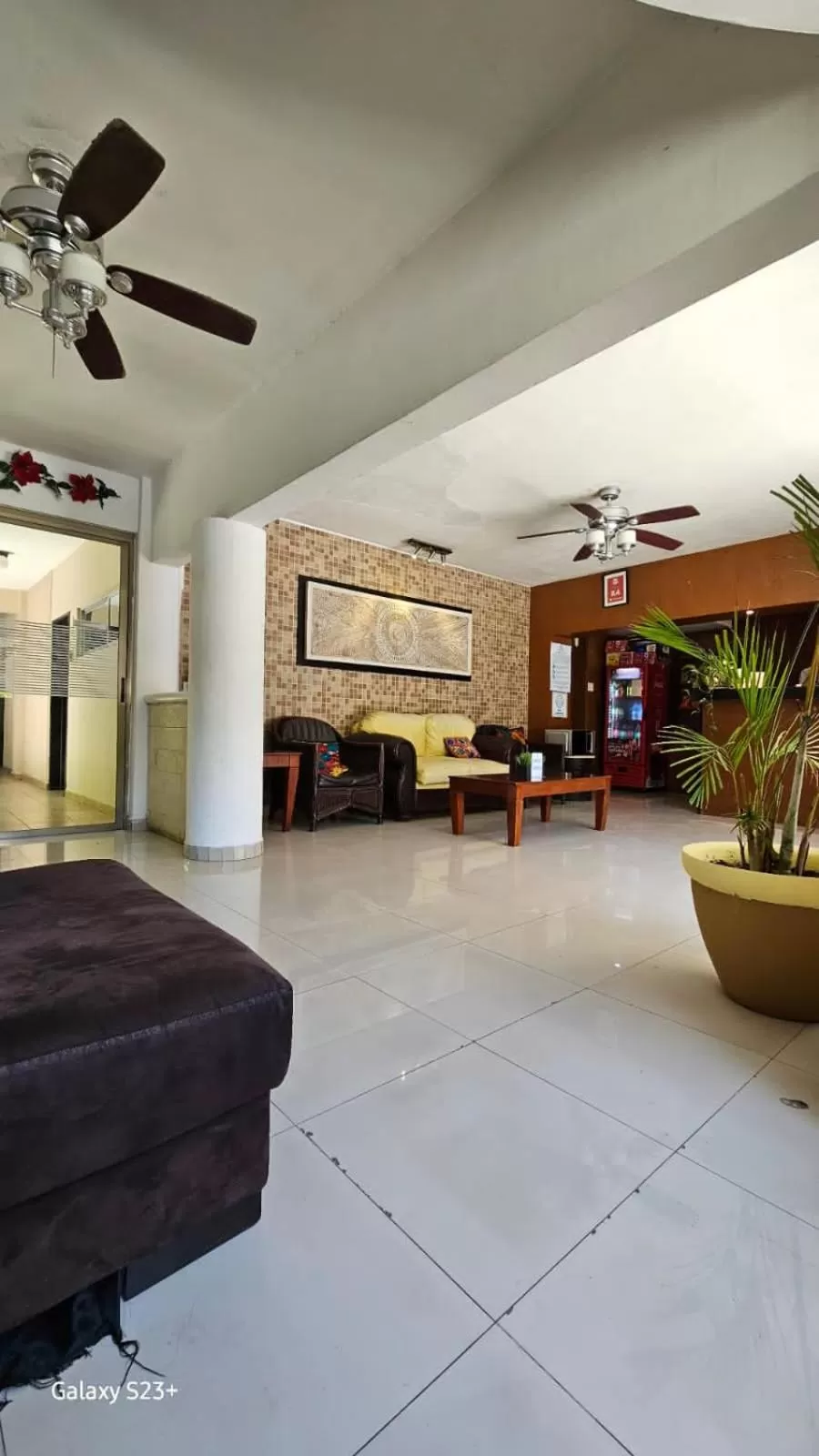 Living room in Hotel Colonial Cancun