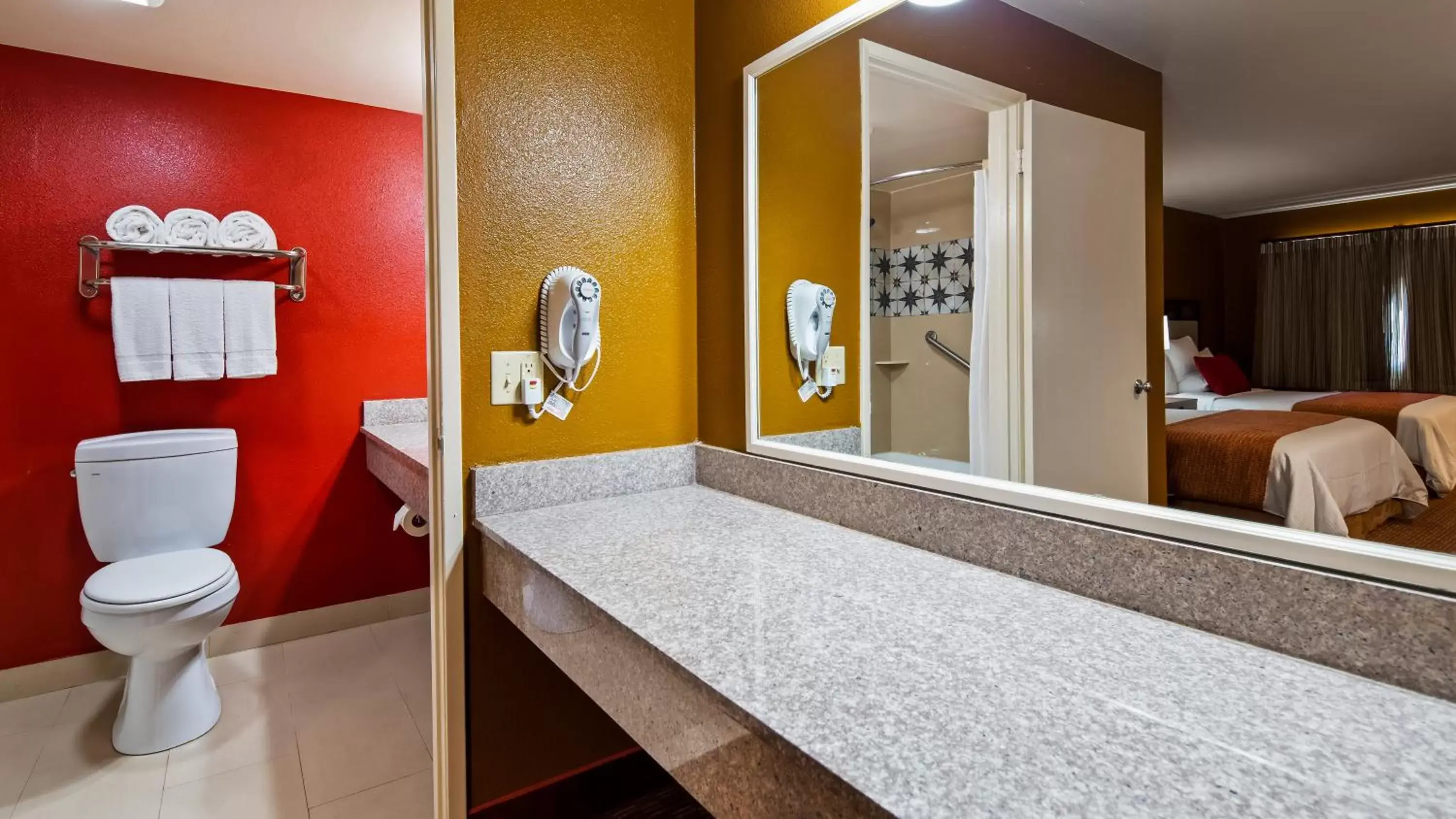 Bathroom in SureStay Hotel by Best Western Camarillo