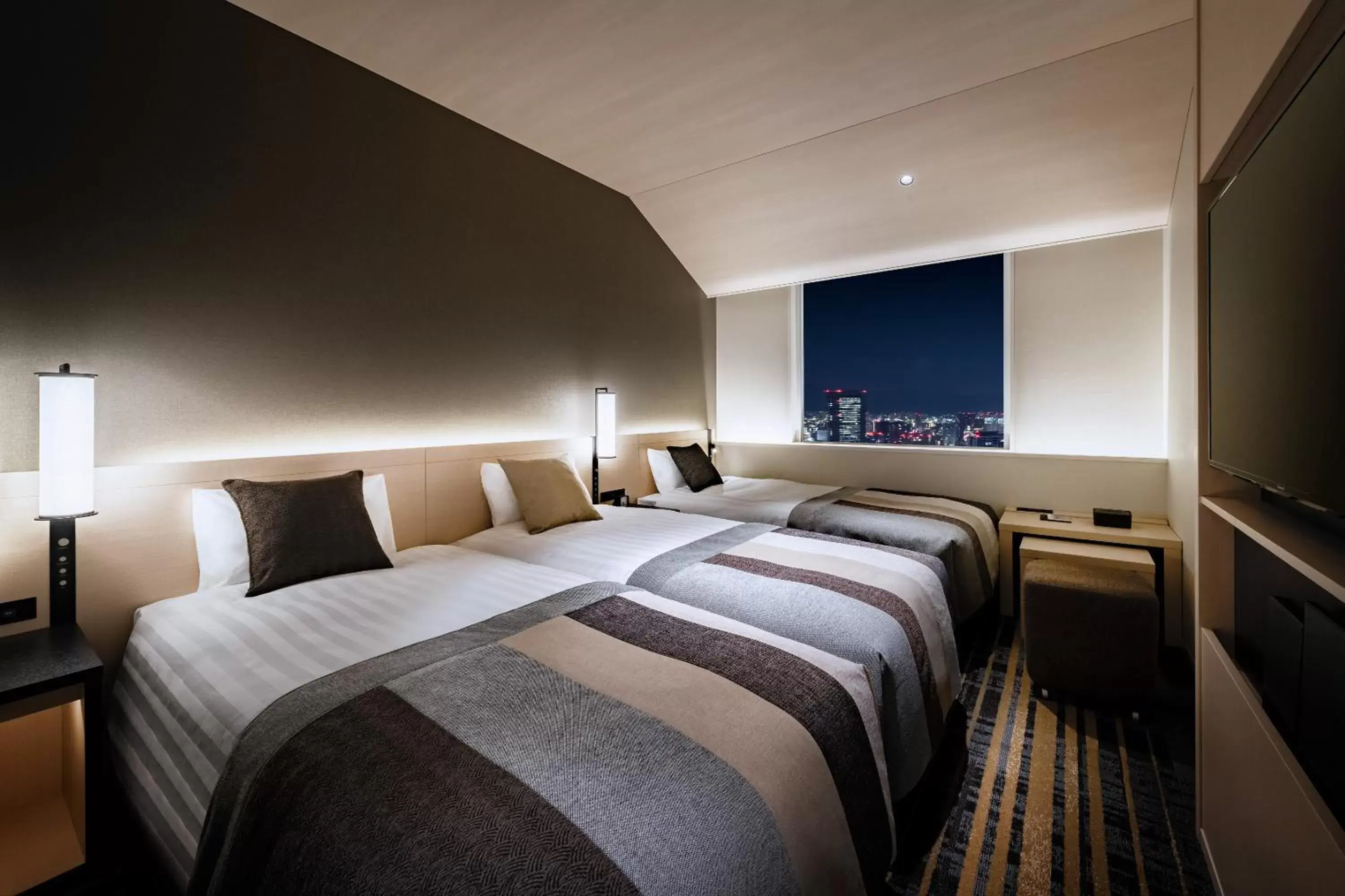 Bed in Hotel Hankyu RESPIRE OSAKA Bed in Hotel Hankyu RESPIRE OSAKA