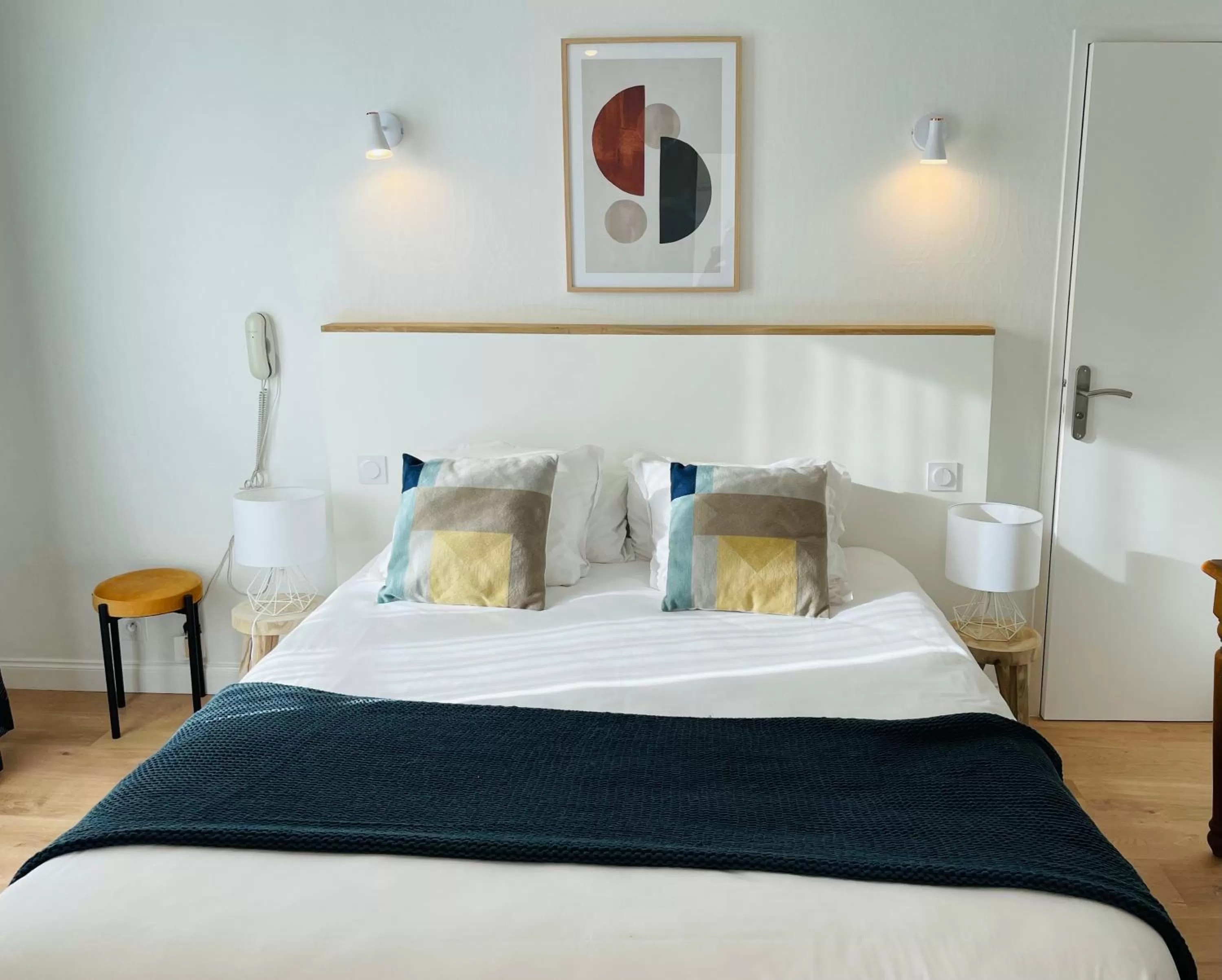 Bed in Hôtel Porte Mars - Reims Gare Centre Arena