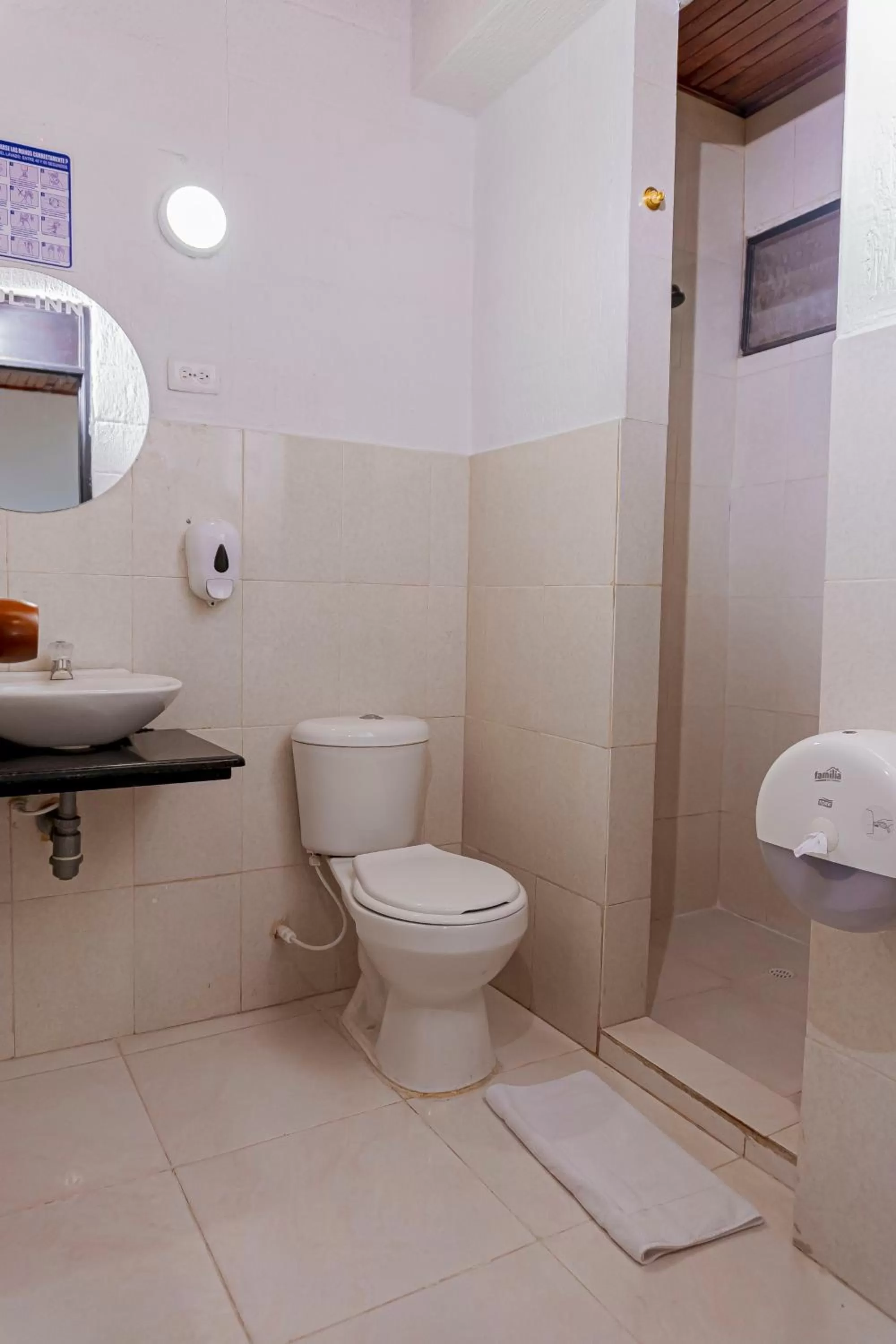 Bathroom in HOTEL SOL INN SANTA Marta