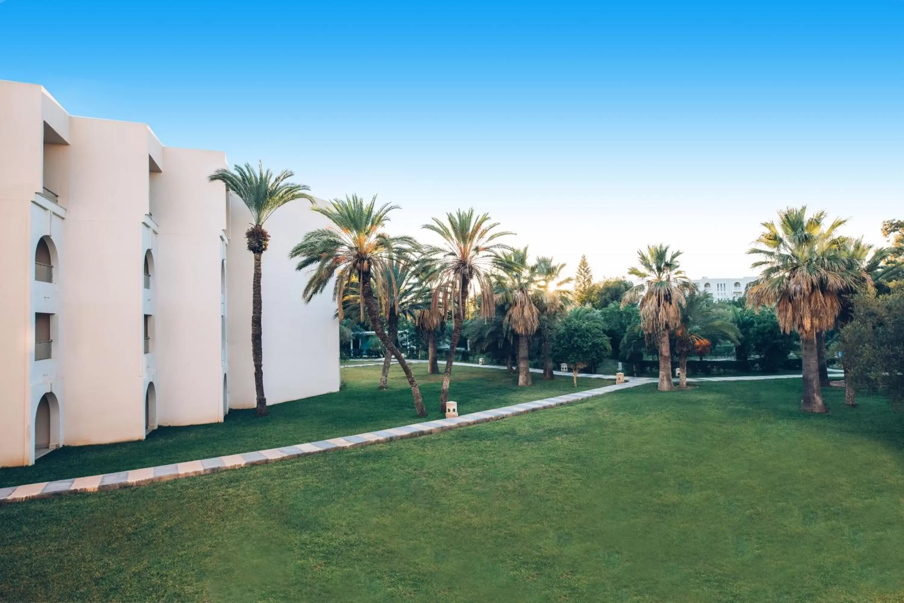 Garden view in Iberostar Selection Diar El Andalous Garden view in Iberostar Selection Diar El Andalous