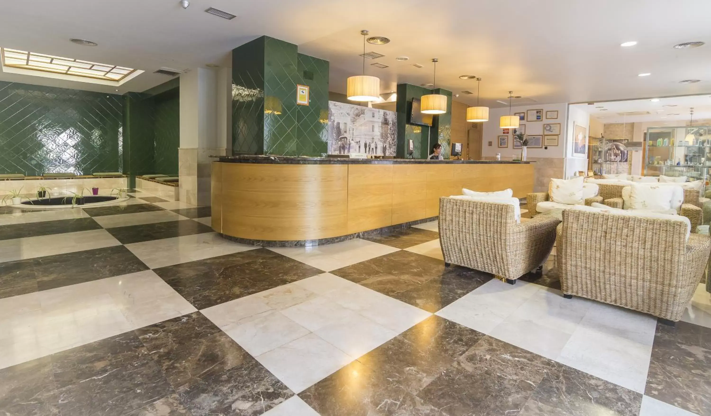 Lobby or reception, Lobby/Reception in Balneario de Archena - Hotel Levante