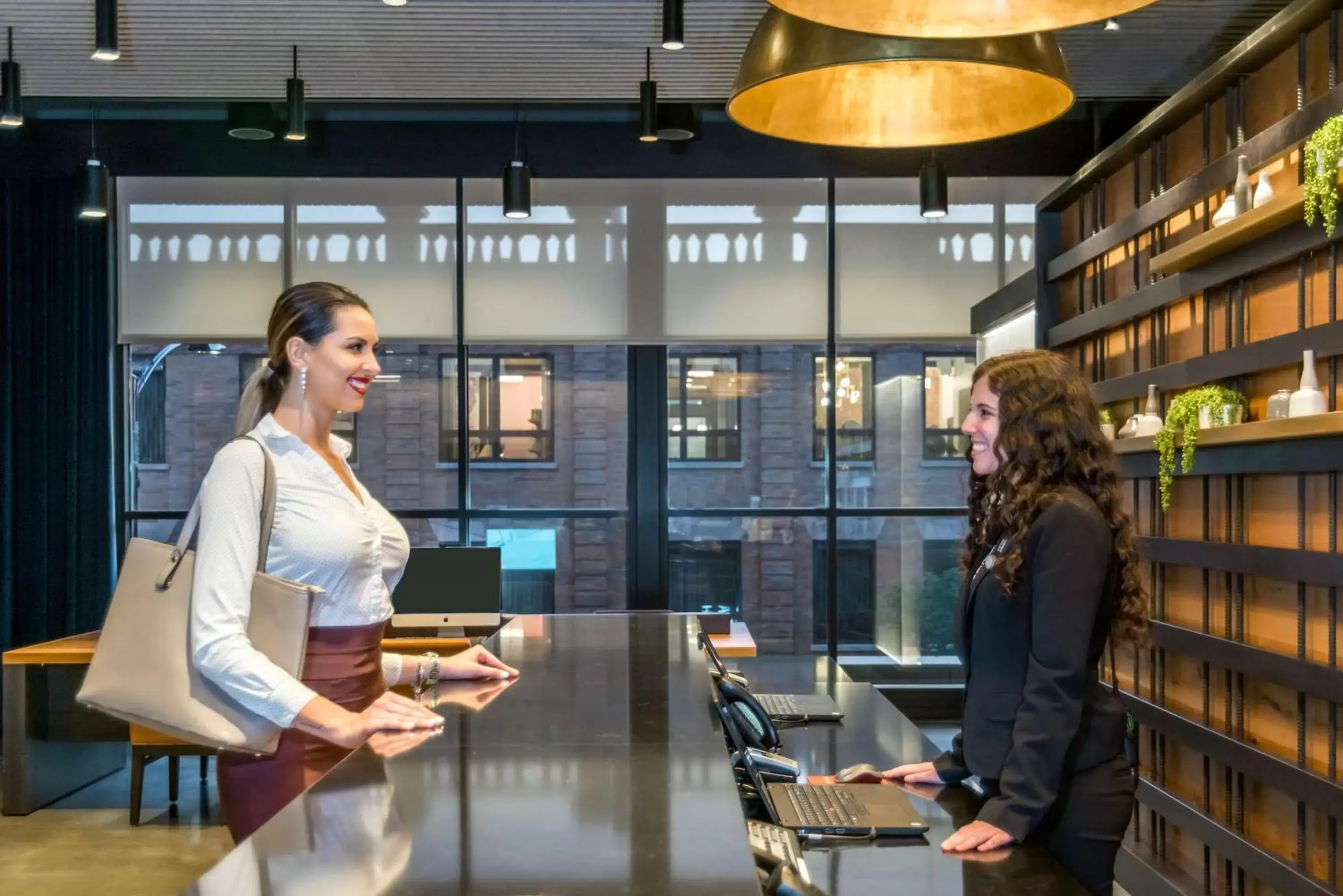 Lobby or reception in Hyatt House Chicago West Loop-Fulton Market Lobby or reception in Hyatt House Chicago West Loop-Fulton Market