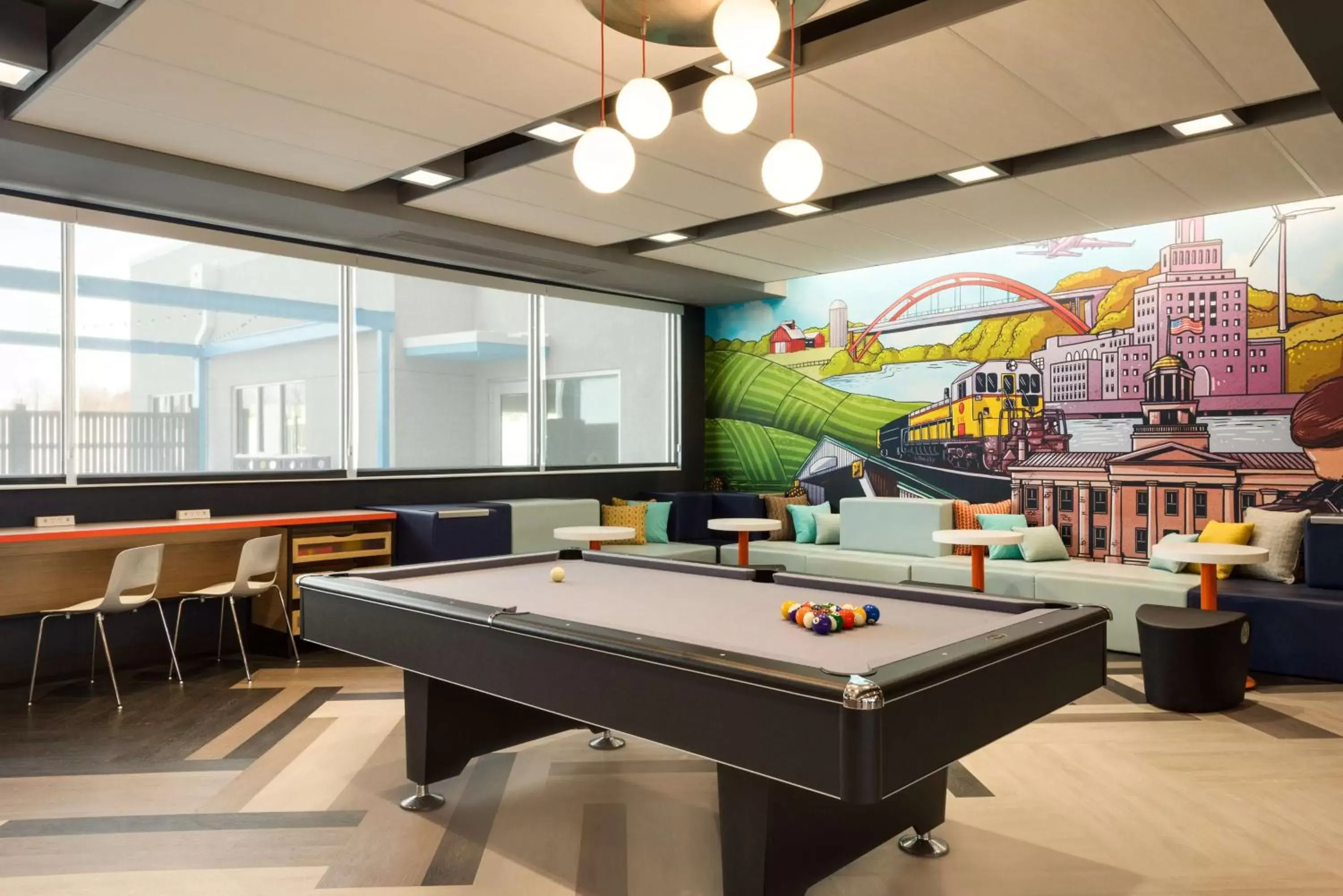 Lobby or reception, Billiards in Tru By Hilton Cedar Rapids Westdale