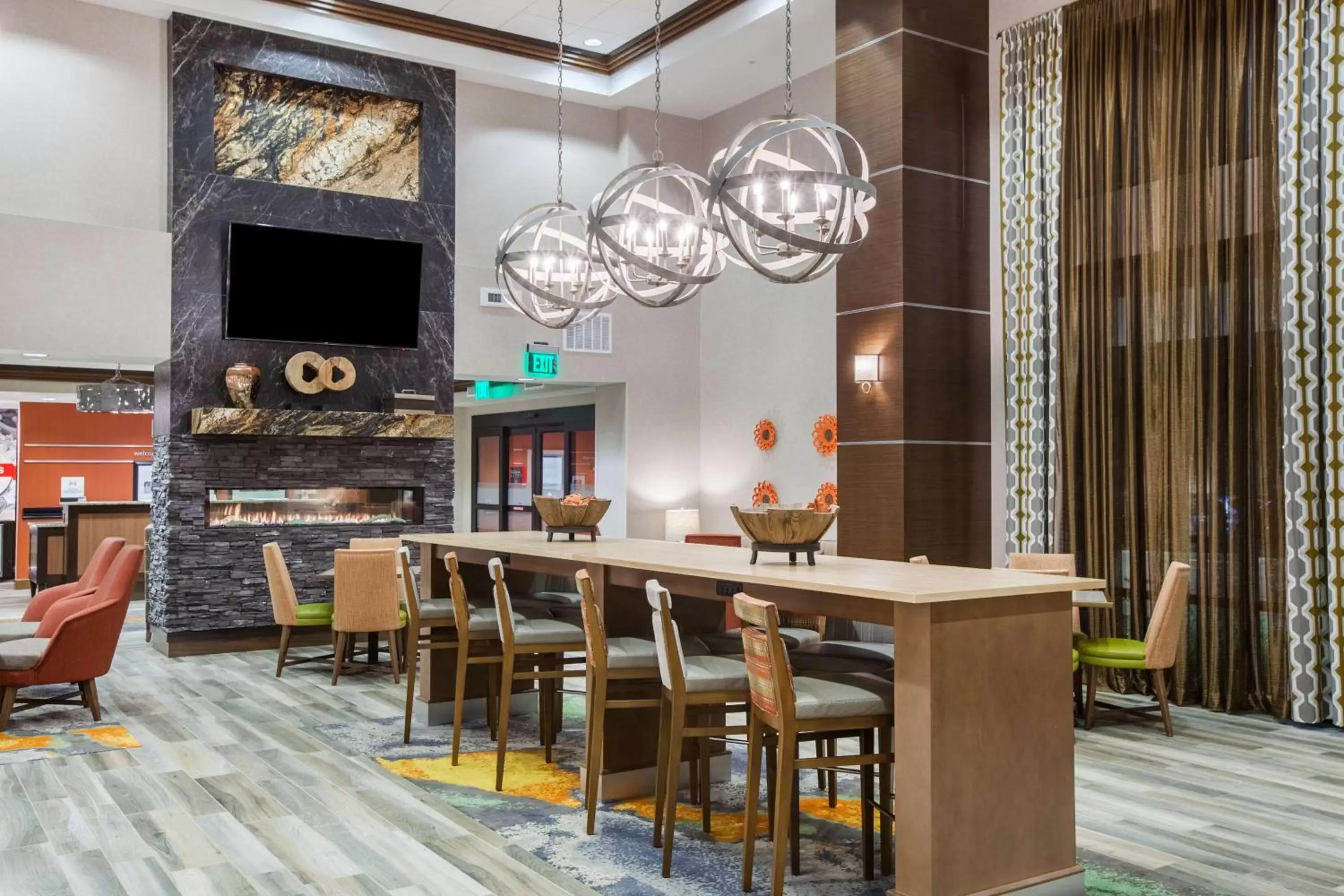 Lobby or reception, Restaurant/Places to Eat in Hampton Inn & Suites Pasco/Tri-Cities, WA