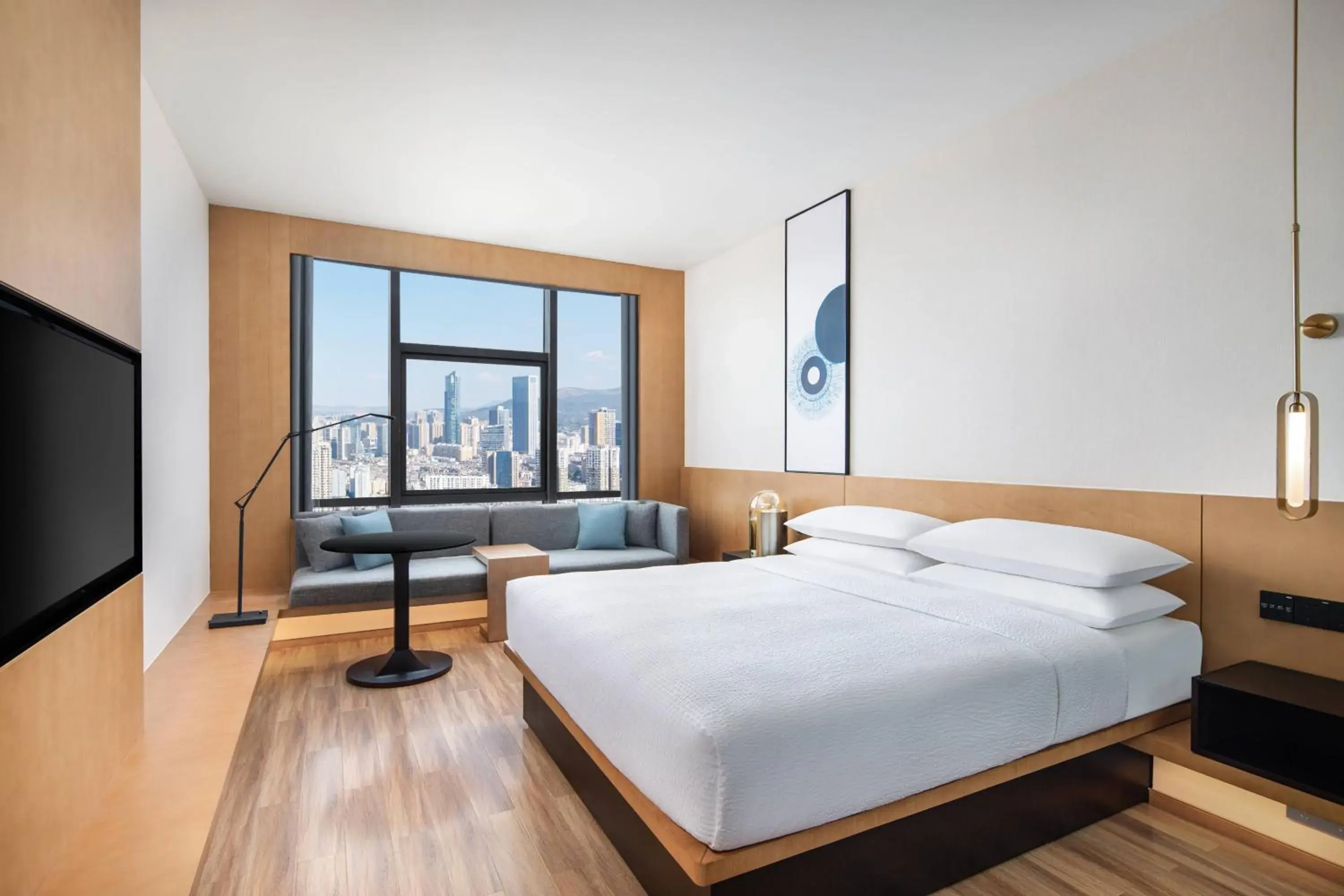 Standard King Room with City View in Fairfield by Marriott Kunming Xinying Standard King Room with City View in Fairfield by Marriott Kunming Xinying