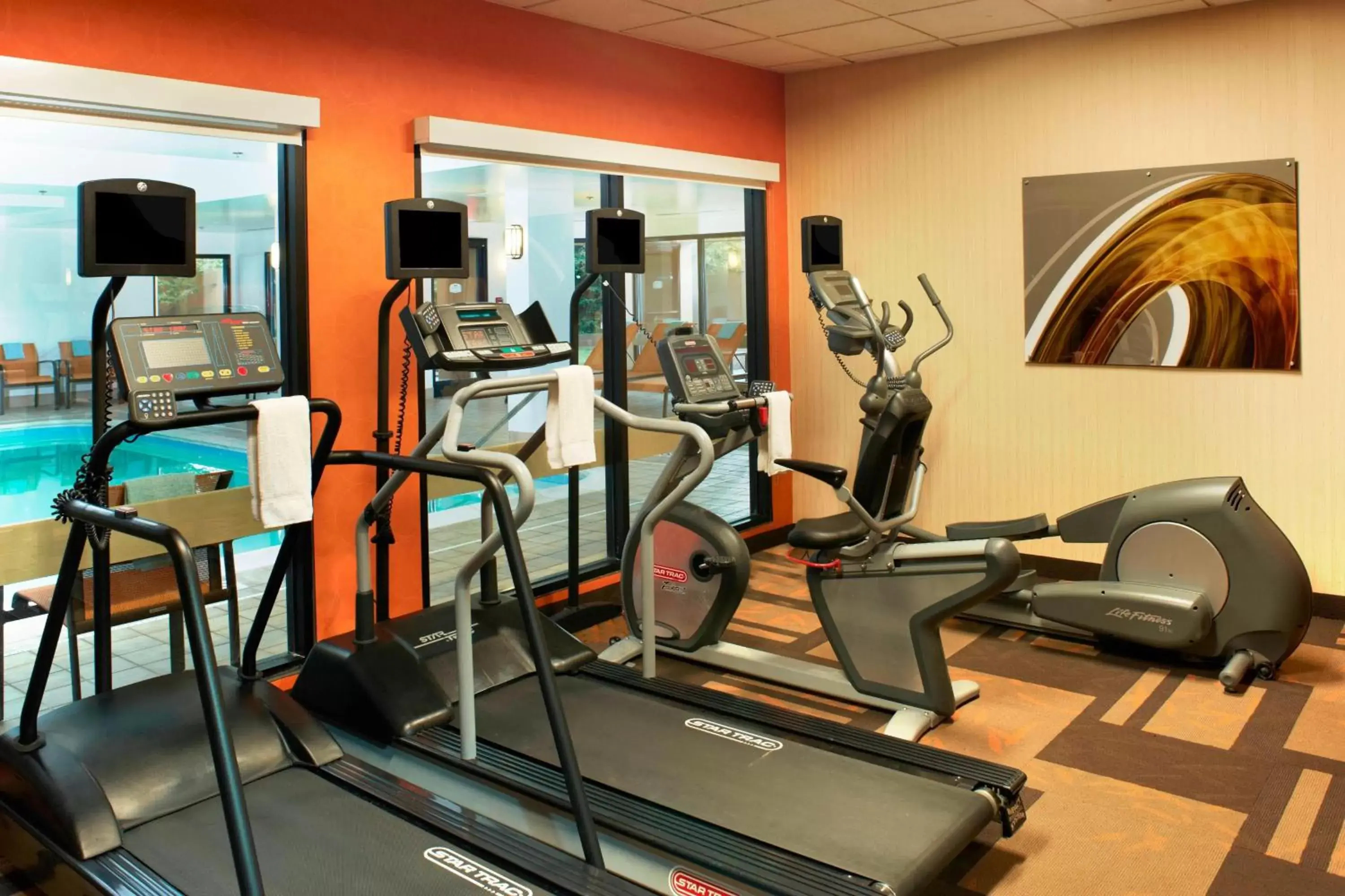 Fitness centre/facilities, Fitness Center/Facilities in Courtyard Cleveland Airport North