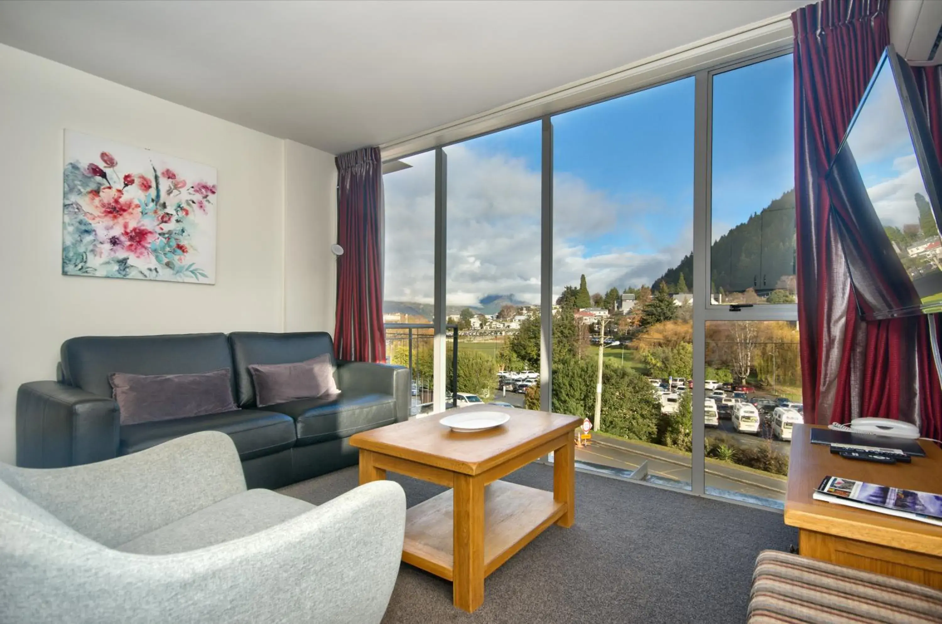 Seating Area in The Whistler Holiday Apartments