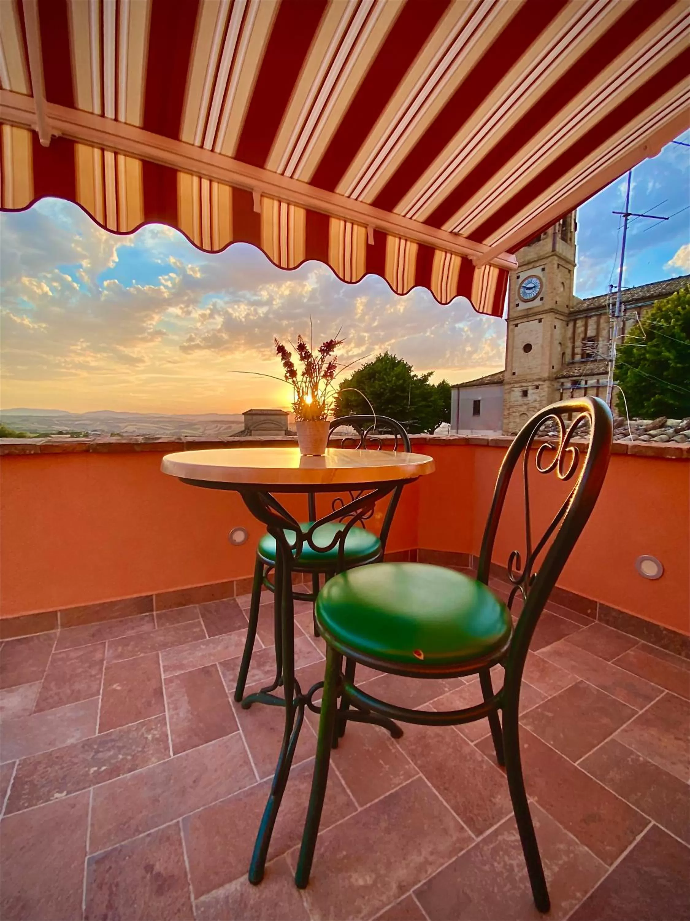 Balcony/Terrace in B&B Terrazza Sul Borgo