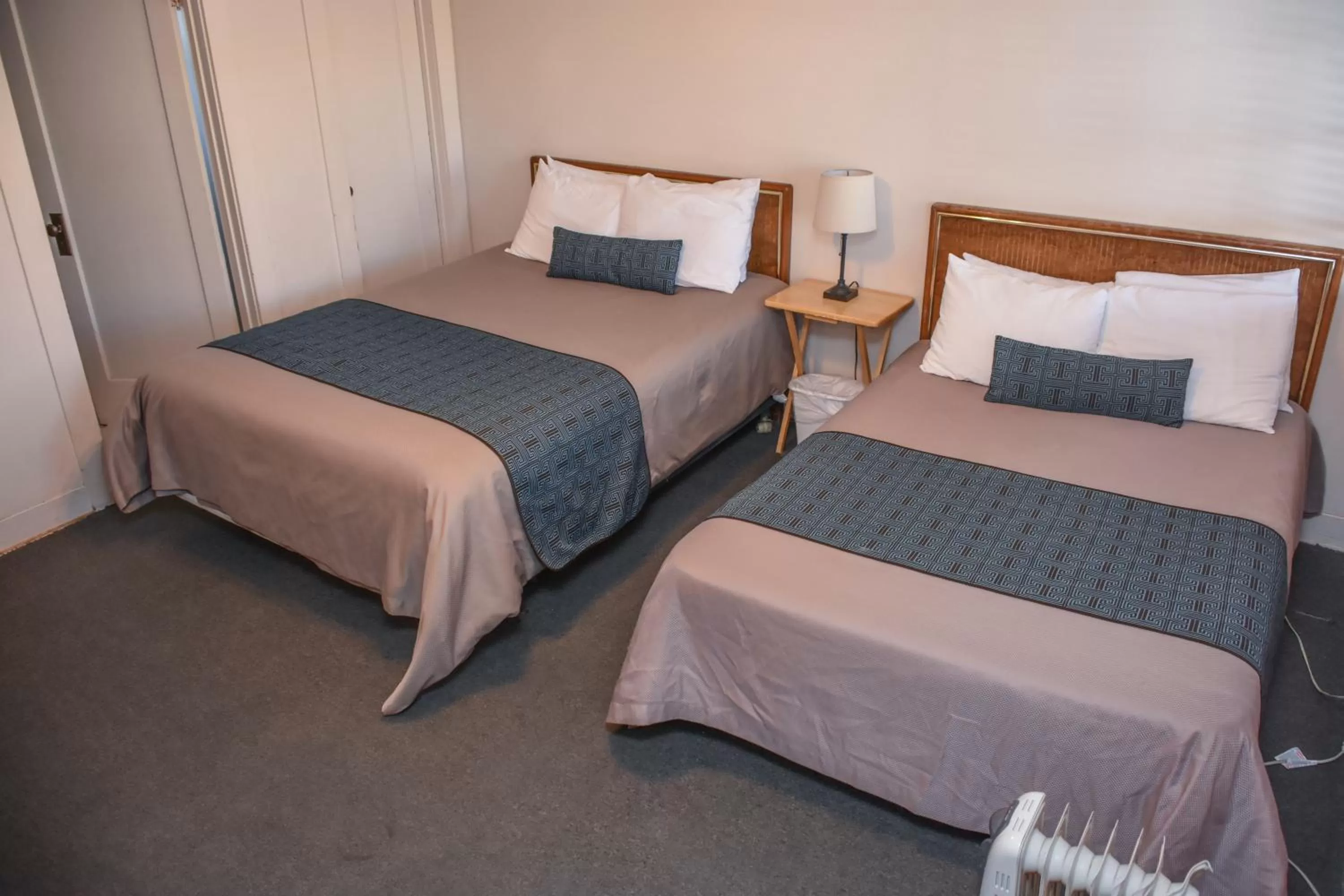 Bed in Panamint Springs Motel & Tents