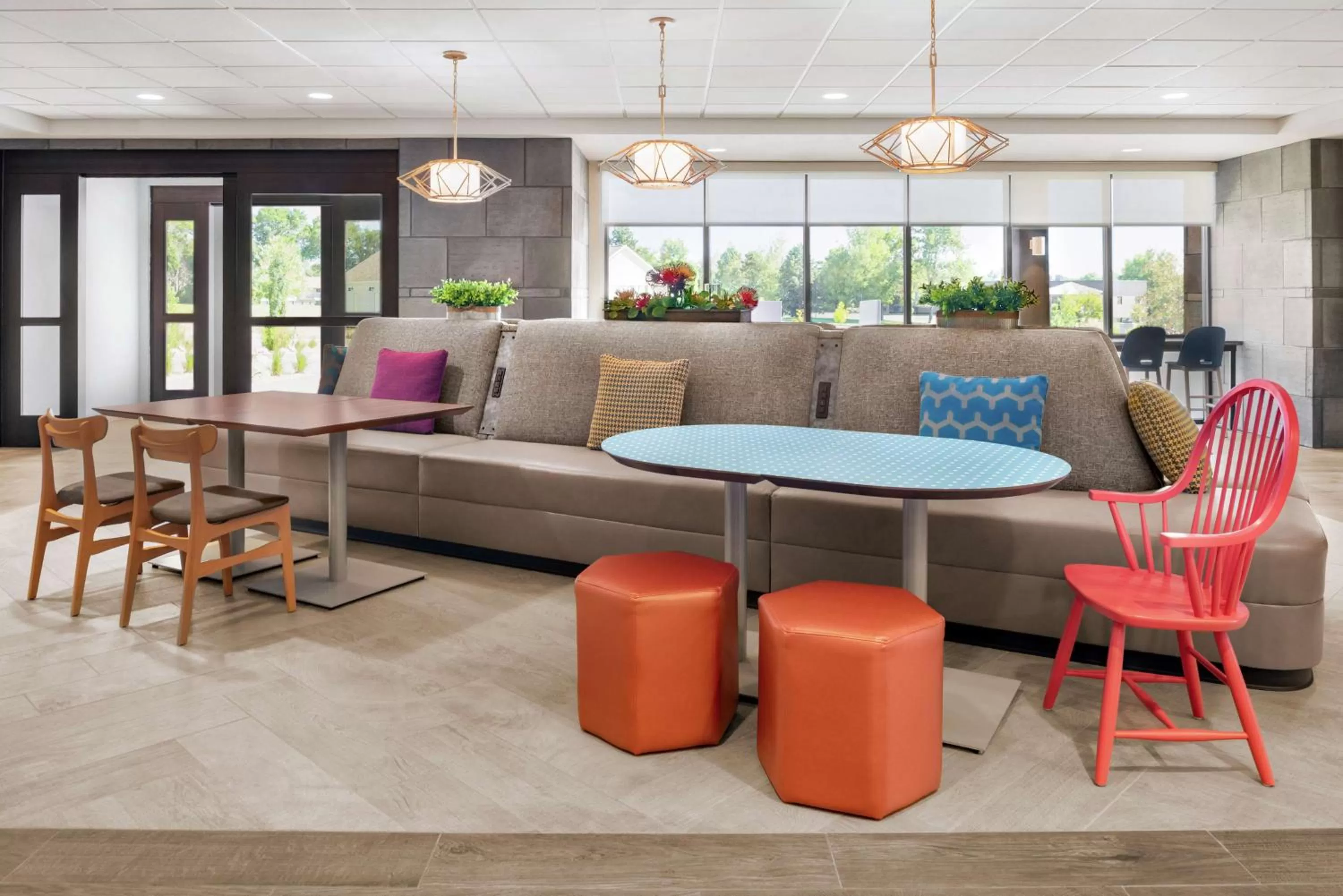 Lobby or reception in Home2 Suites By Hilton Bismarck