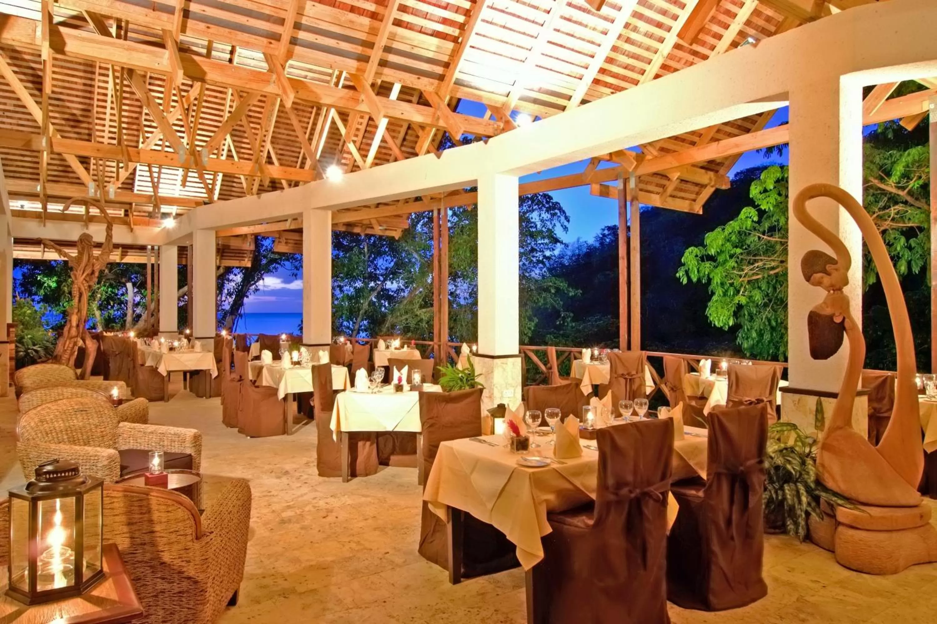 Restaurant/places to eat in Anse Chastanet Resort