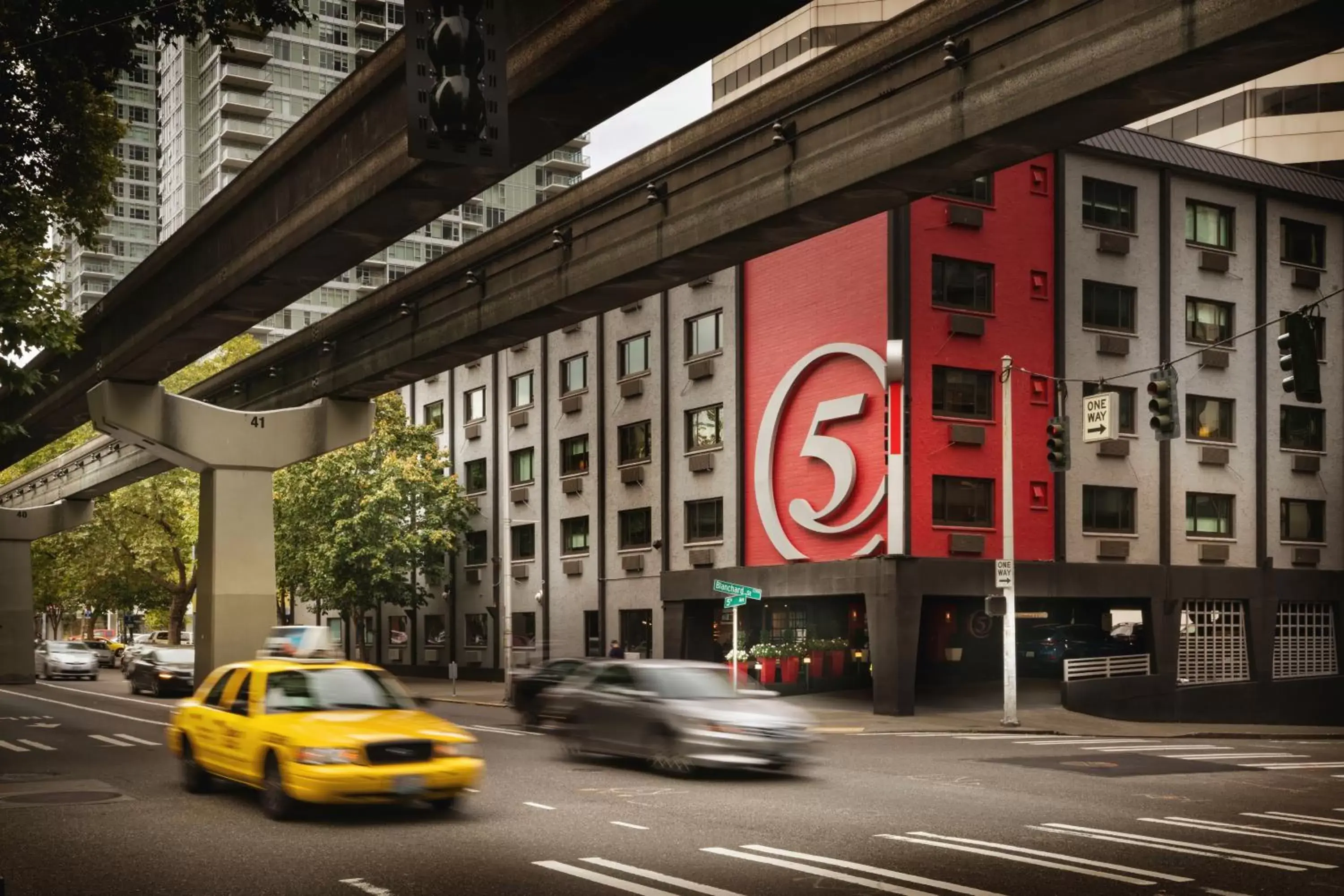 Property building in Staypineapple, Hotel FIVE, Downtown Seattle