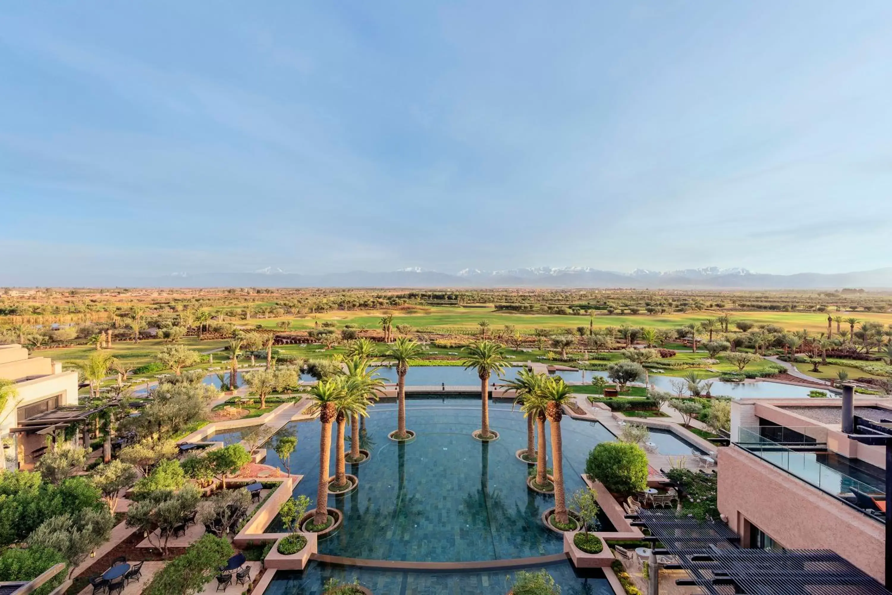 Garden view in Fairmont Royal Palm Marrakech