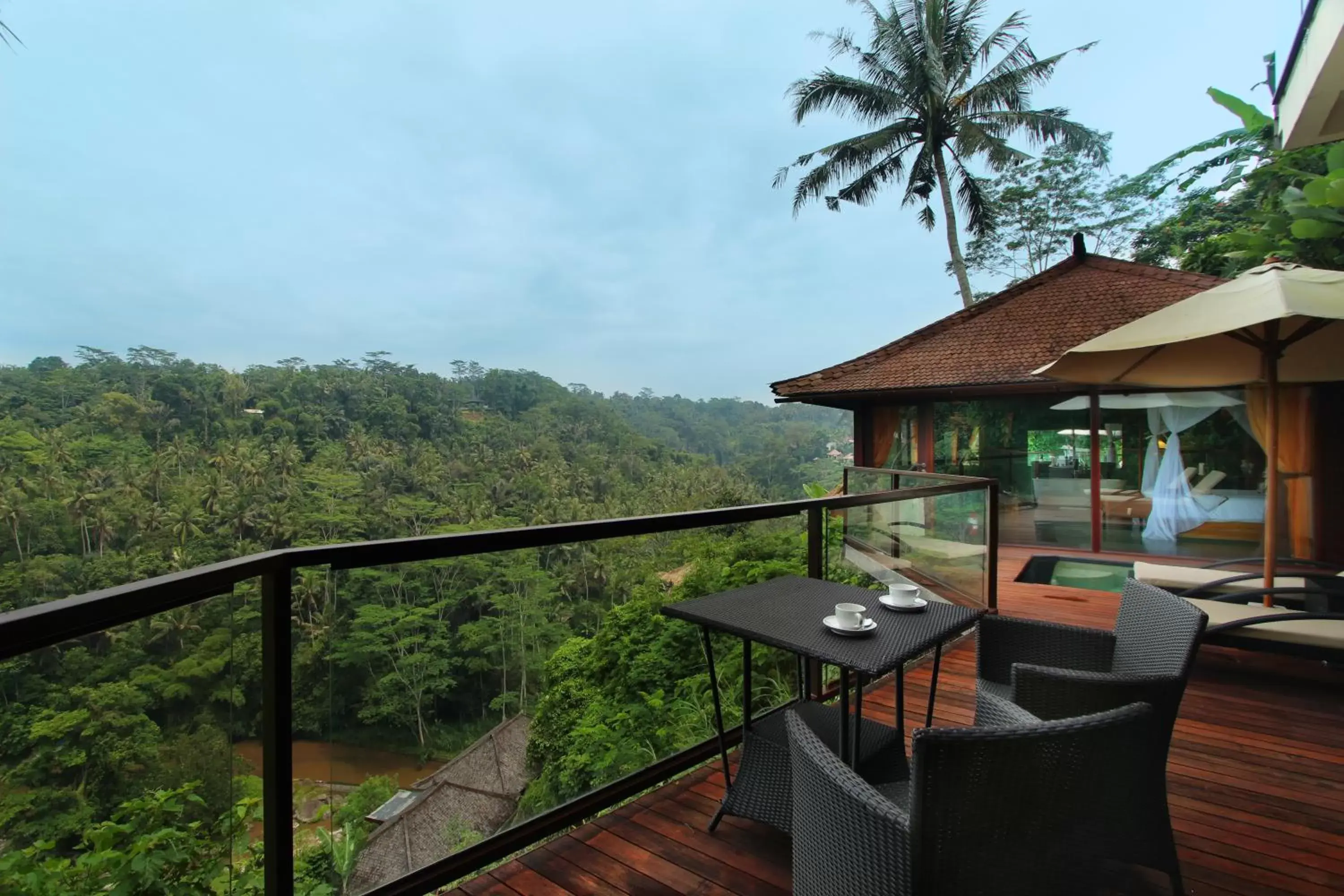 Balcony/Terrace in Kupu Kupu Barong Villas and Tree Spa by L’OCCITANE