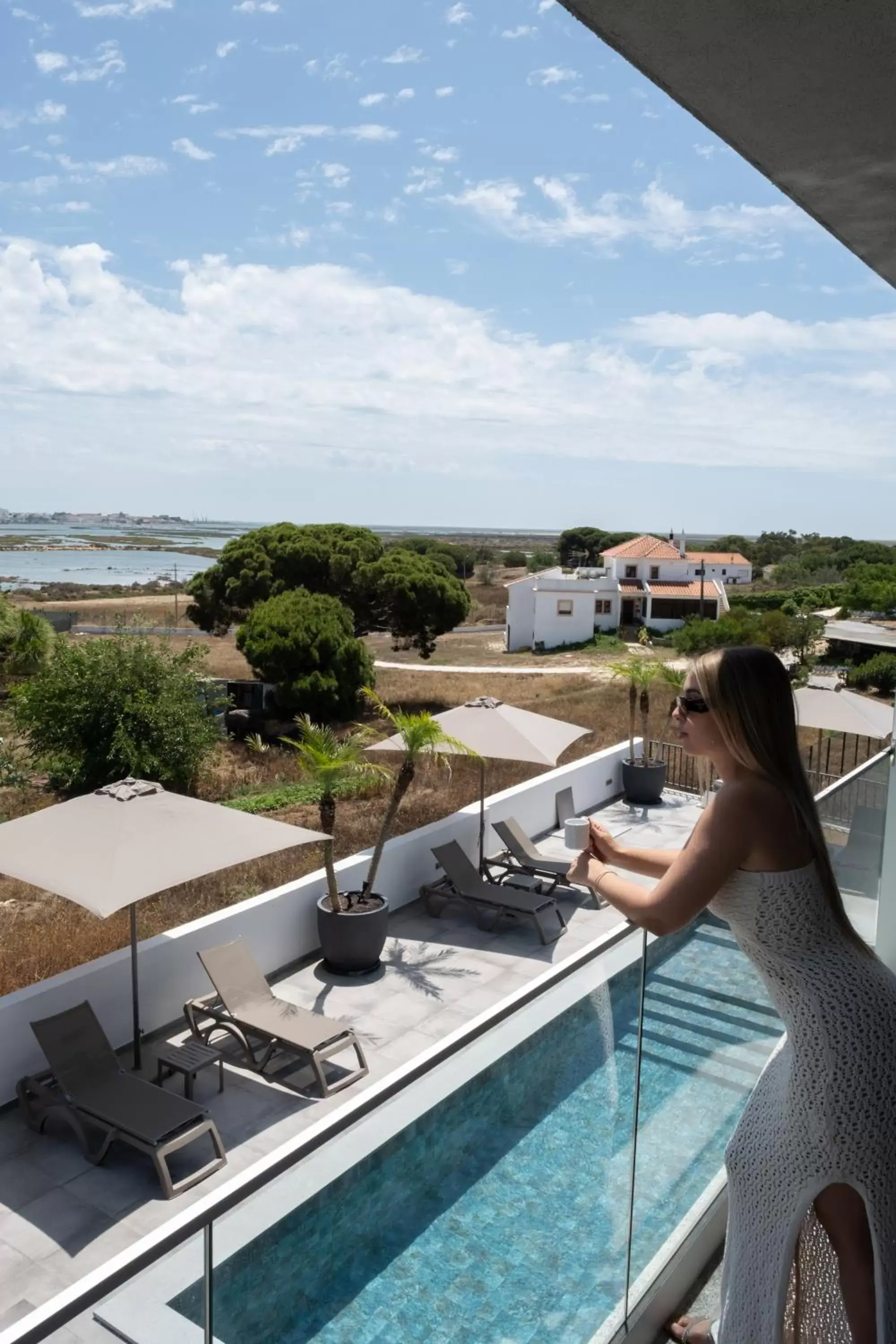 Natural landscape, Swimming Pool in Ria Formosa Guest House