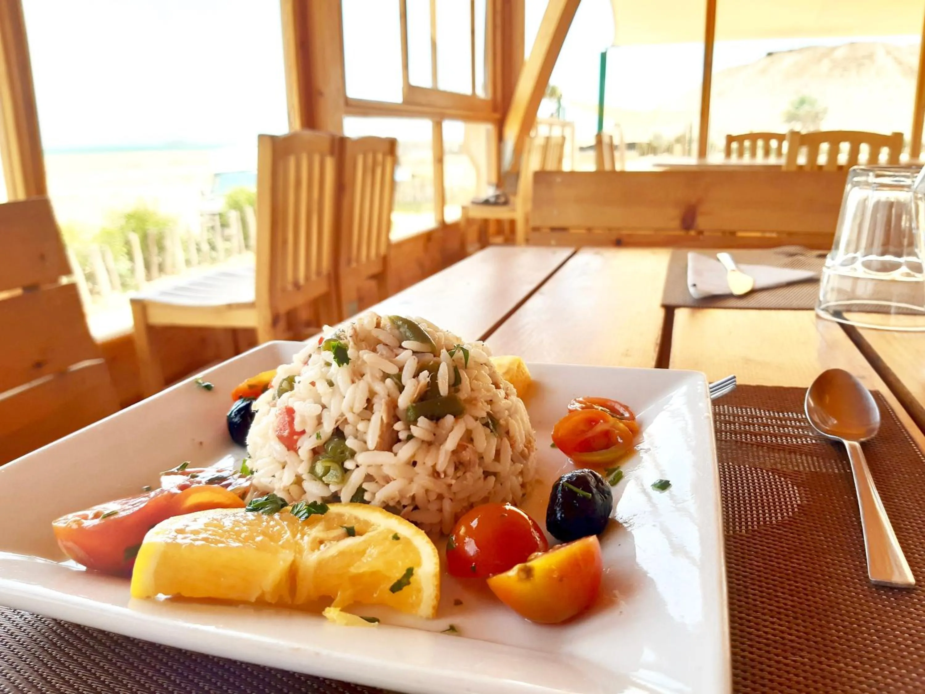 Dining area in Dakhla Camp