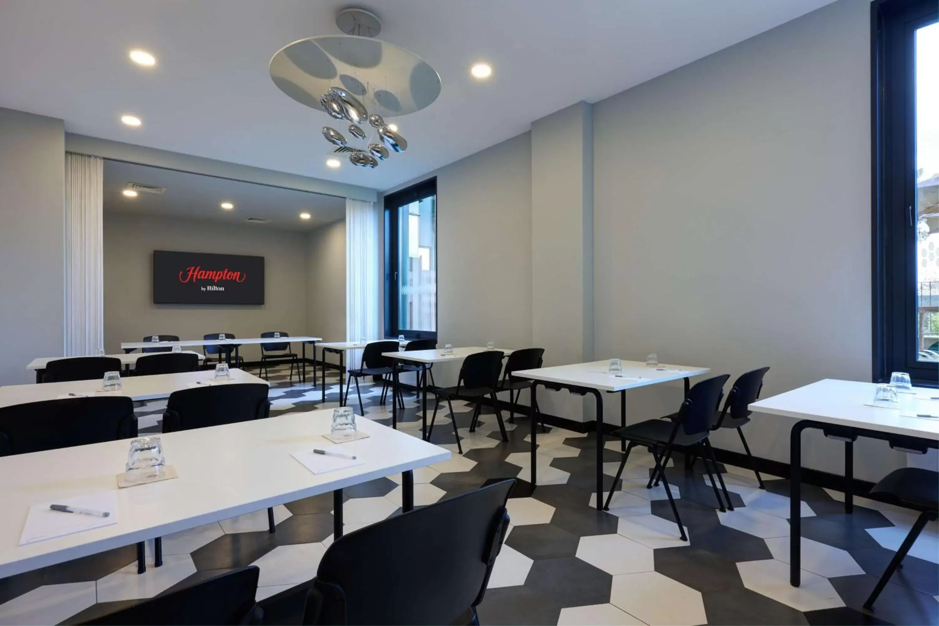 Meeting/conference room, Restaurant/Places to Eat in Hampton by Hilton Rome North Fiano Romano