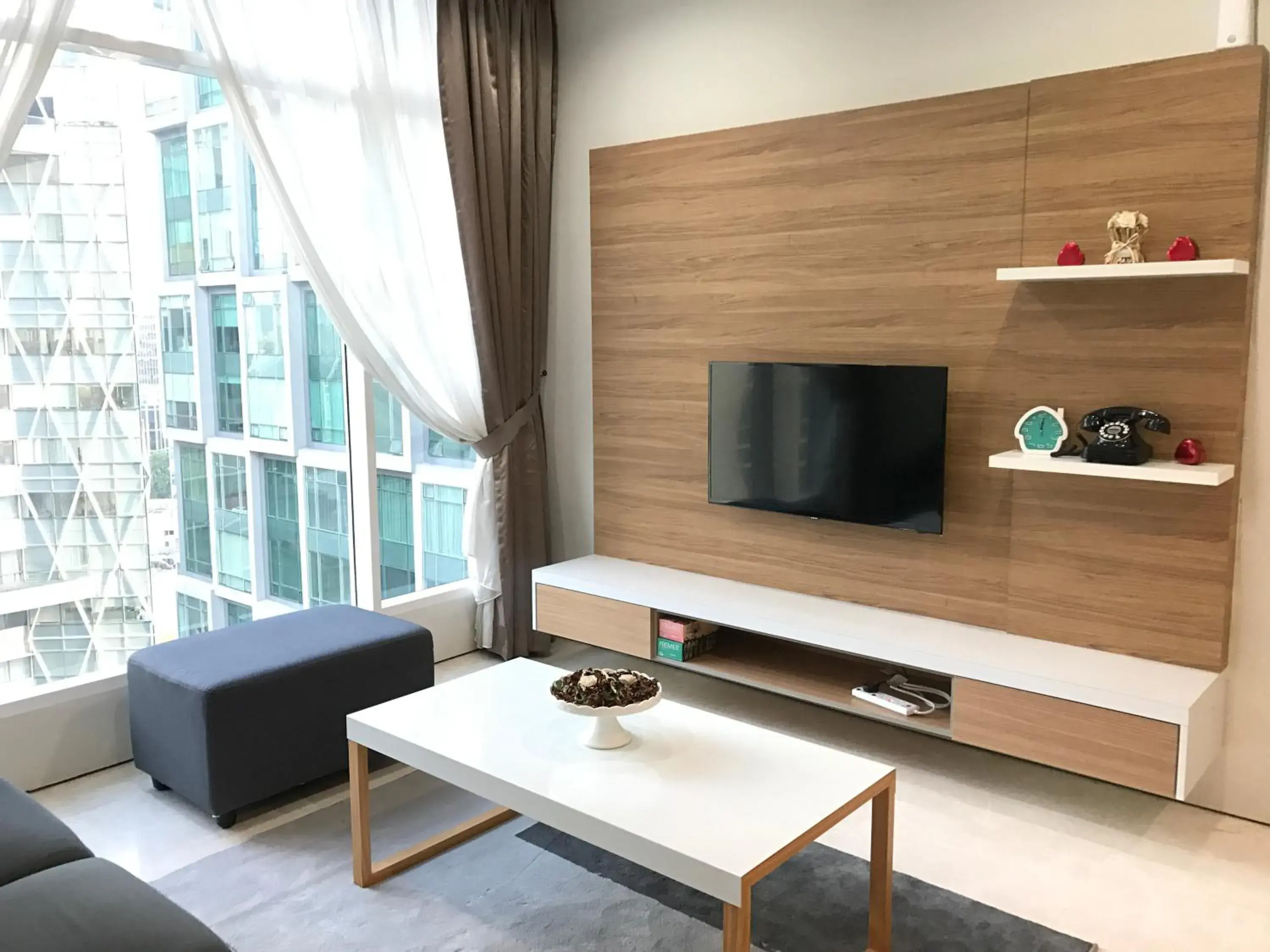 TV/Entertainment Center in Soho Suites KLCC by the Betty Roux