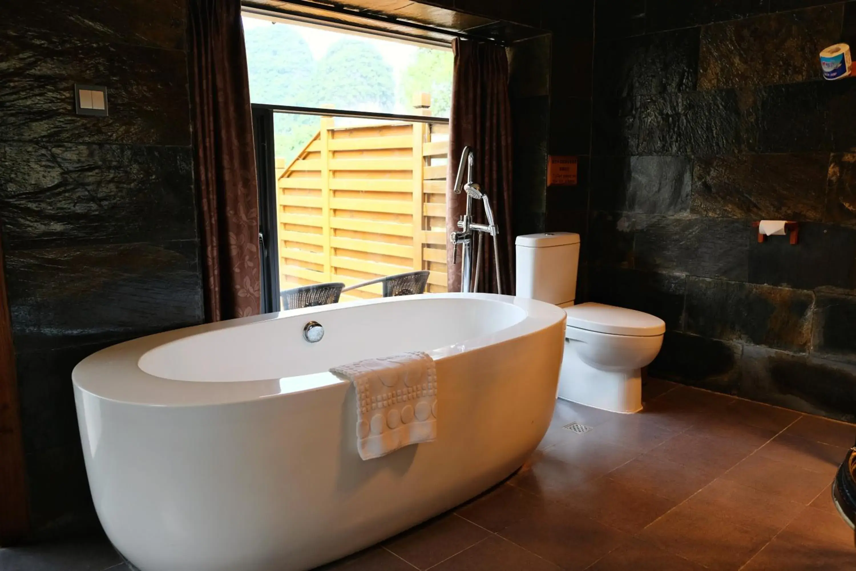 Bathroom in Yangshuo Moondance Hotel