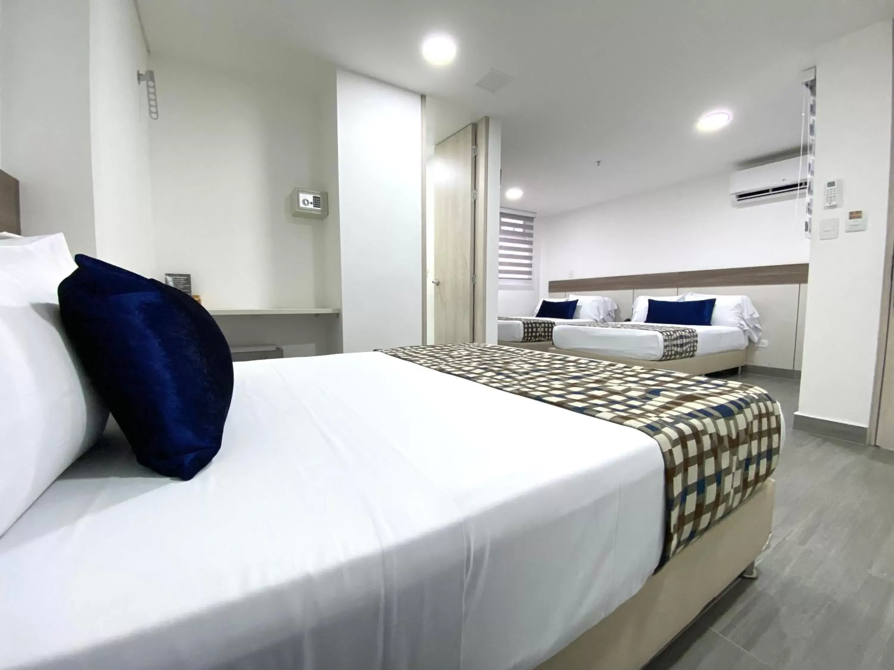 Bed in Seven Inn Hotel