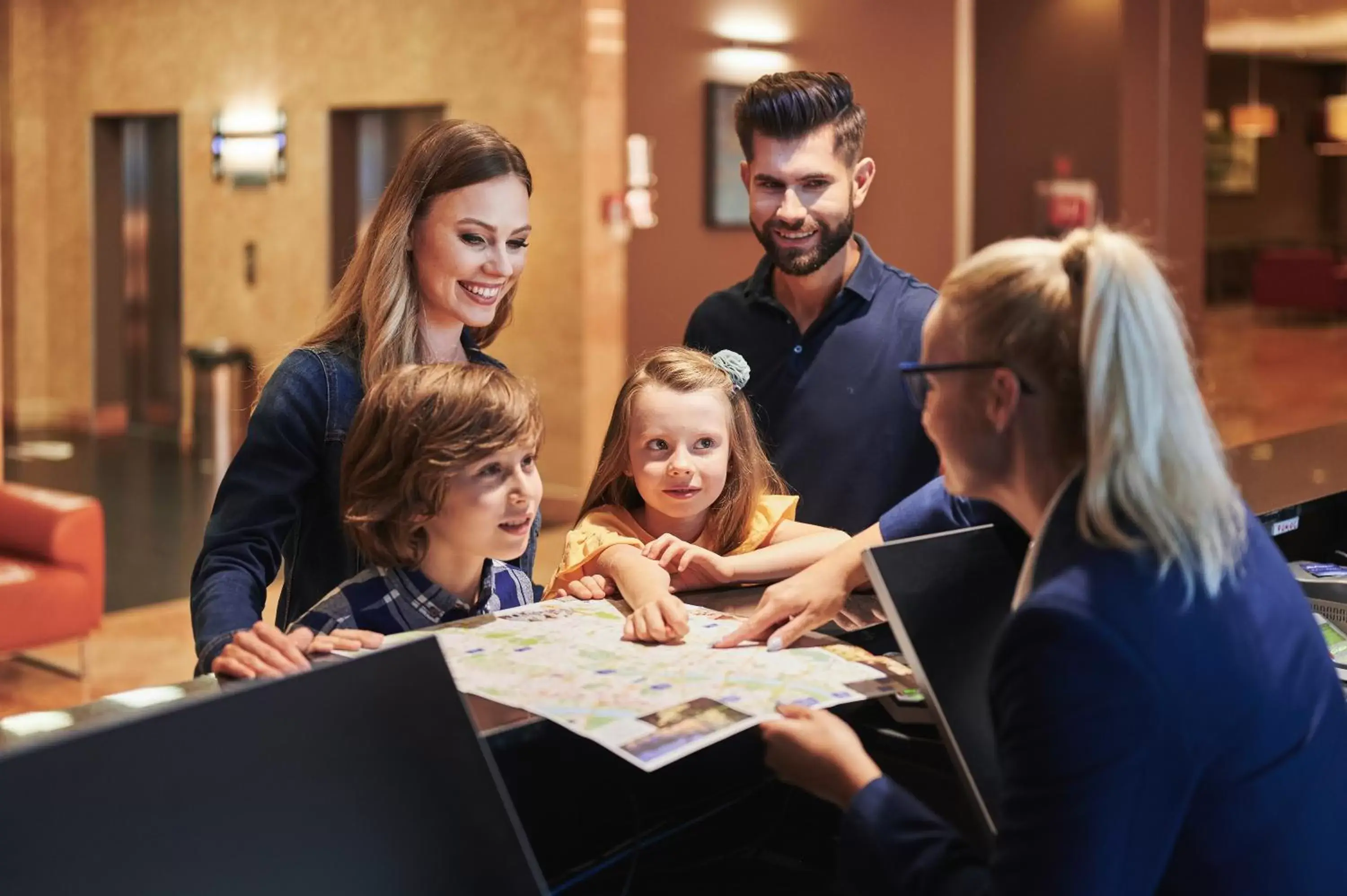 Lobby or reception, Family in Radisson Blu Sobieski