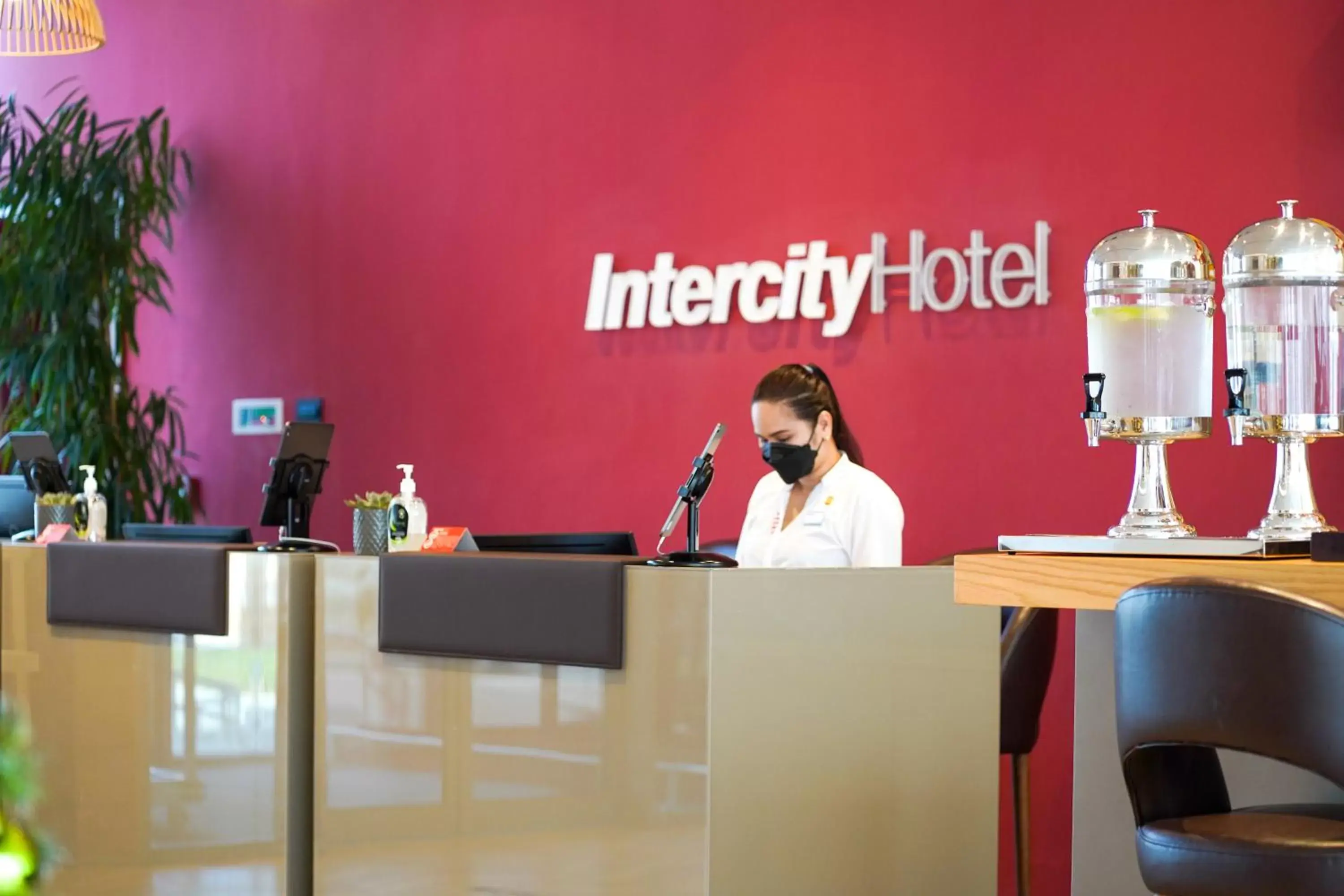 Lobby or reception in IntercityHotel Dubai Jaddaf Waterfront
