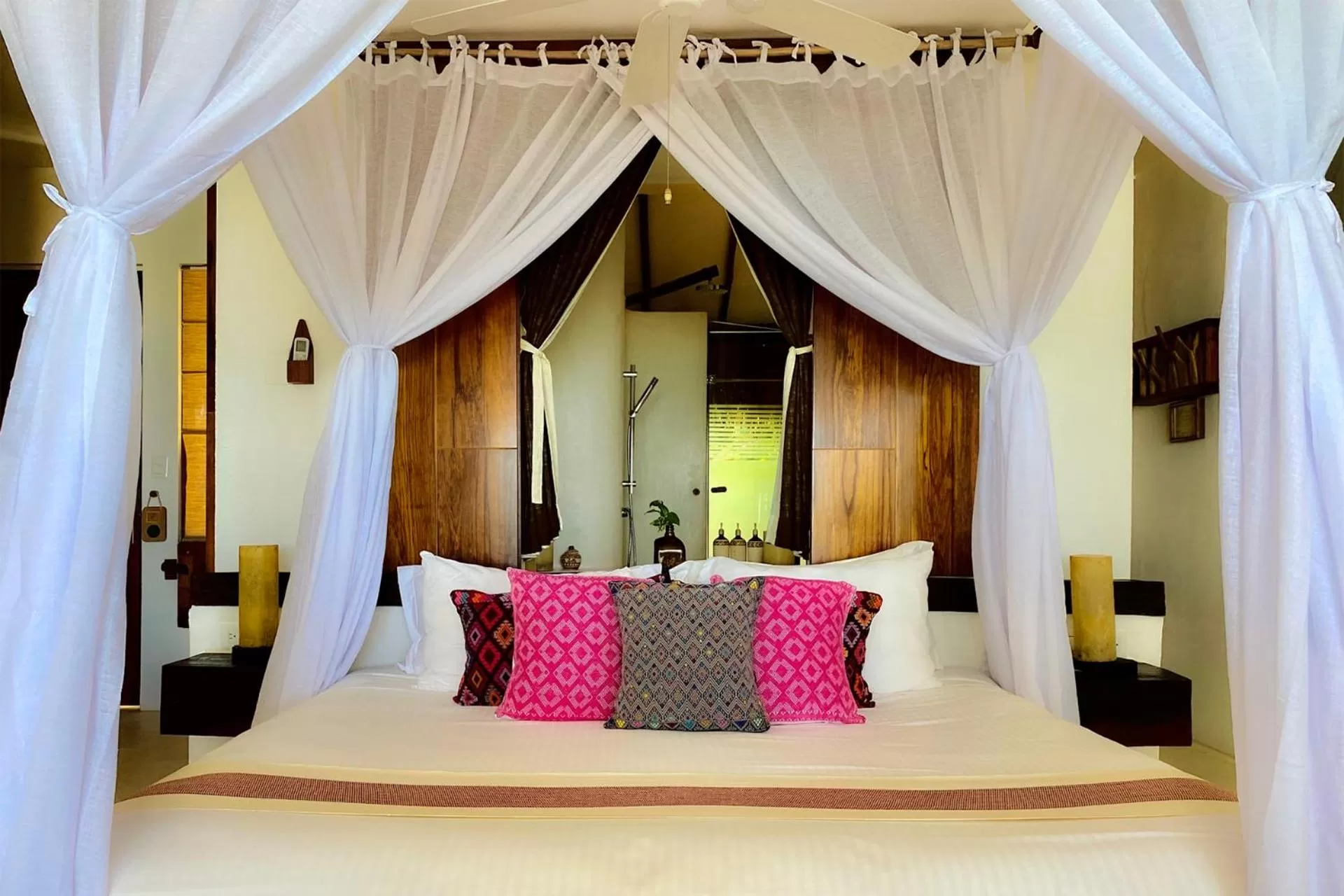 Bed in The Beach Tulum Hotel