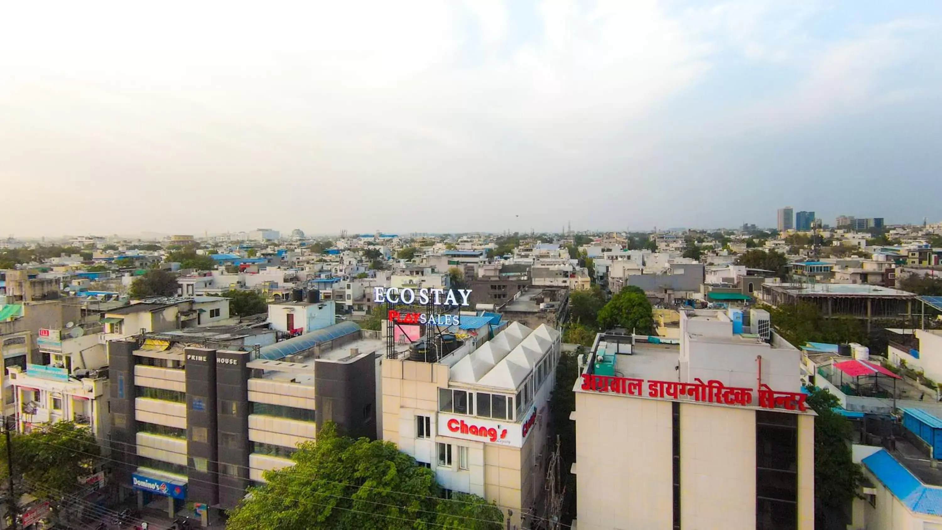 Property building in Playsales Eco Stay Vijay Nagar Indore Property building in Playsales Eco Stay Vijay Nagar Indore