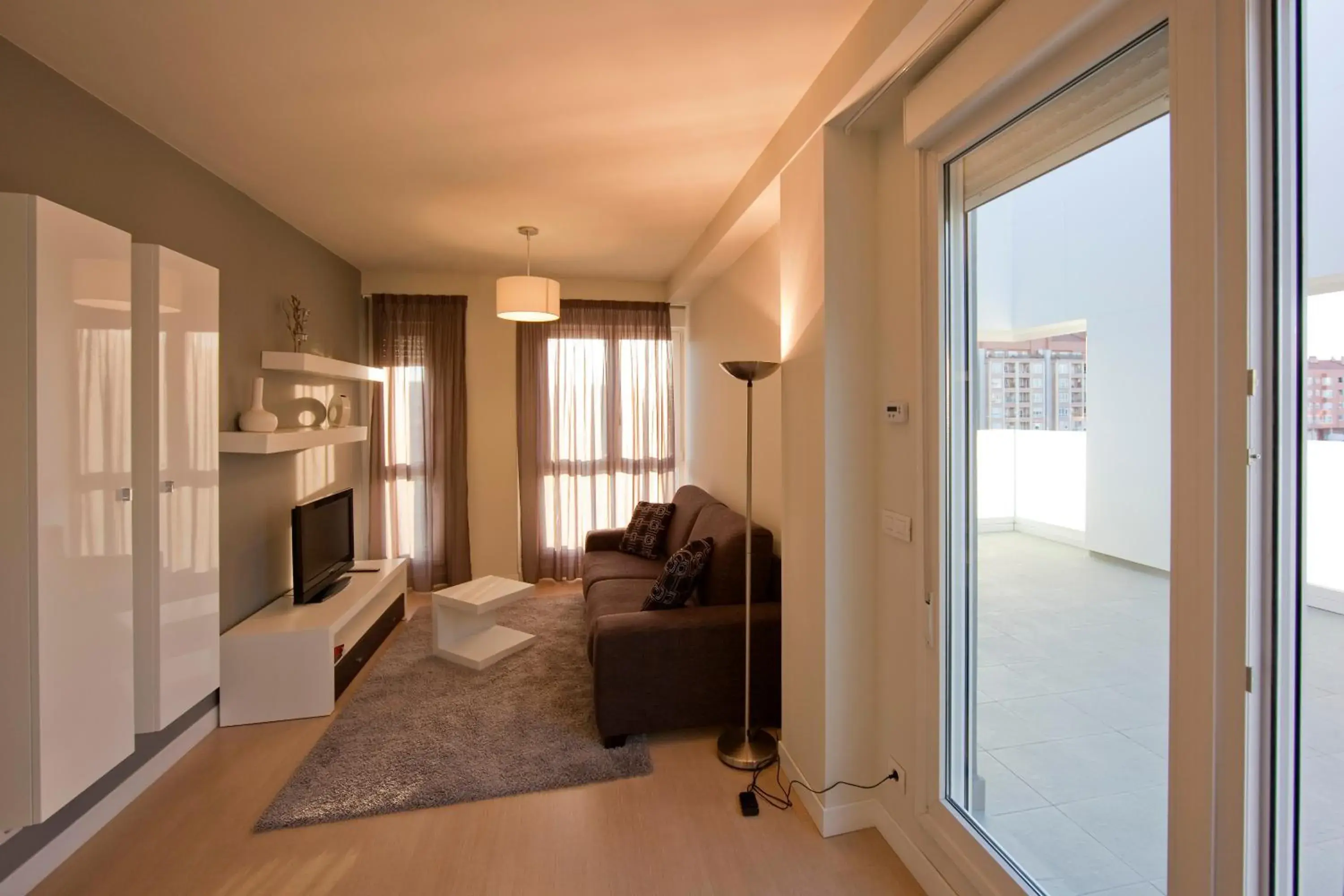 Living room, Seating Area in Irenaz Vitoria Apartamentos