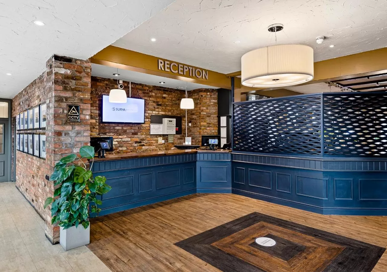 Lobby or reception in Dragonfly Hotel Bury St Edmunds