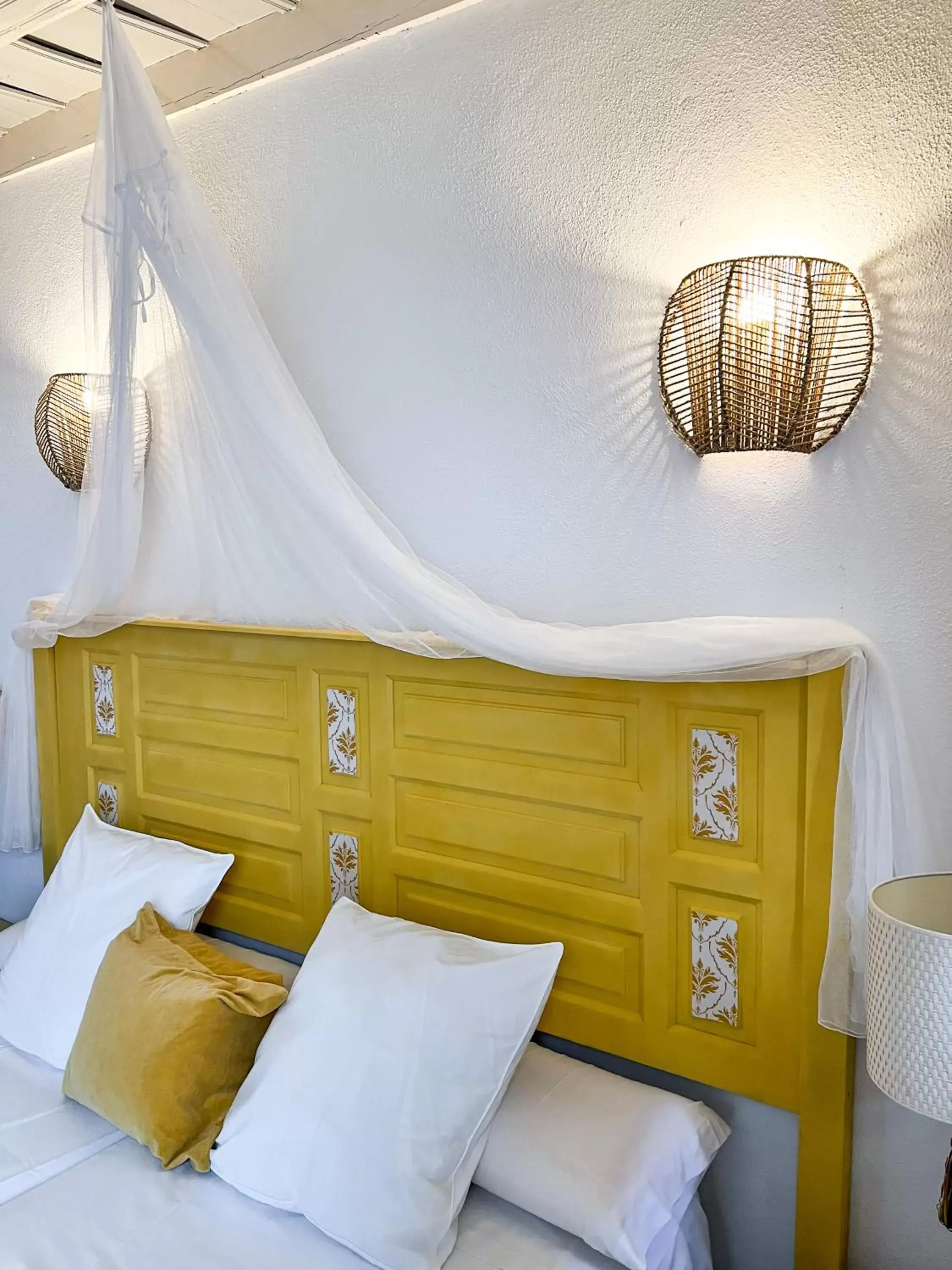Decorative detail, Bed in Hotel Servilia