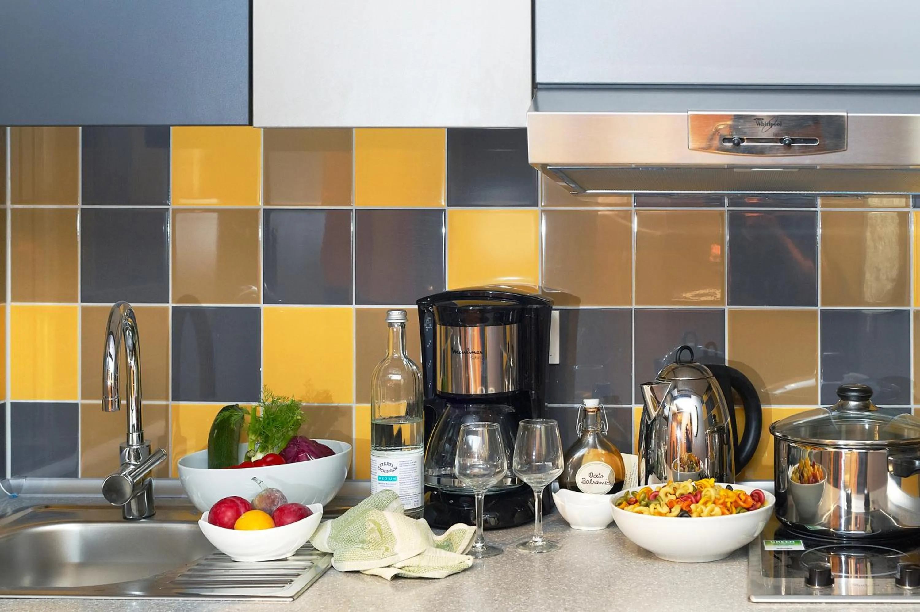 Kitchen or kitchenette in Aparthotel Adagio Köln City