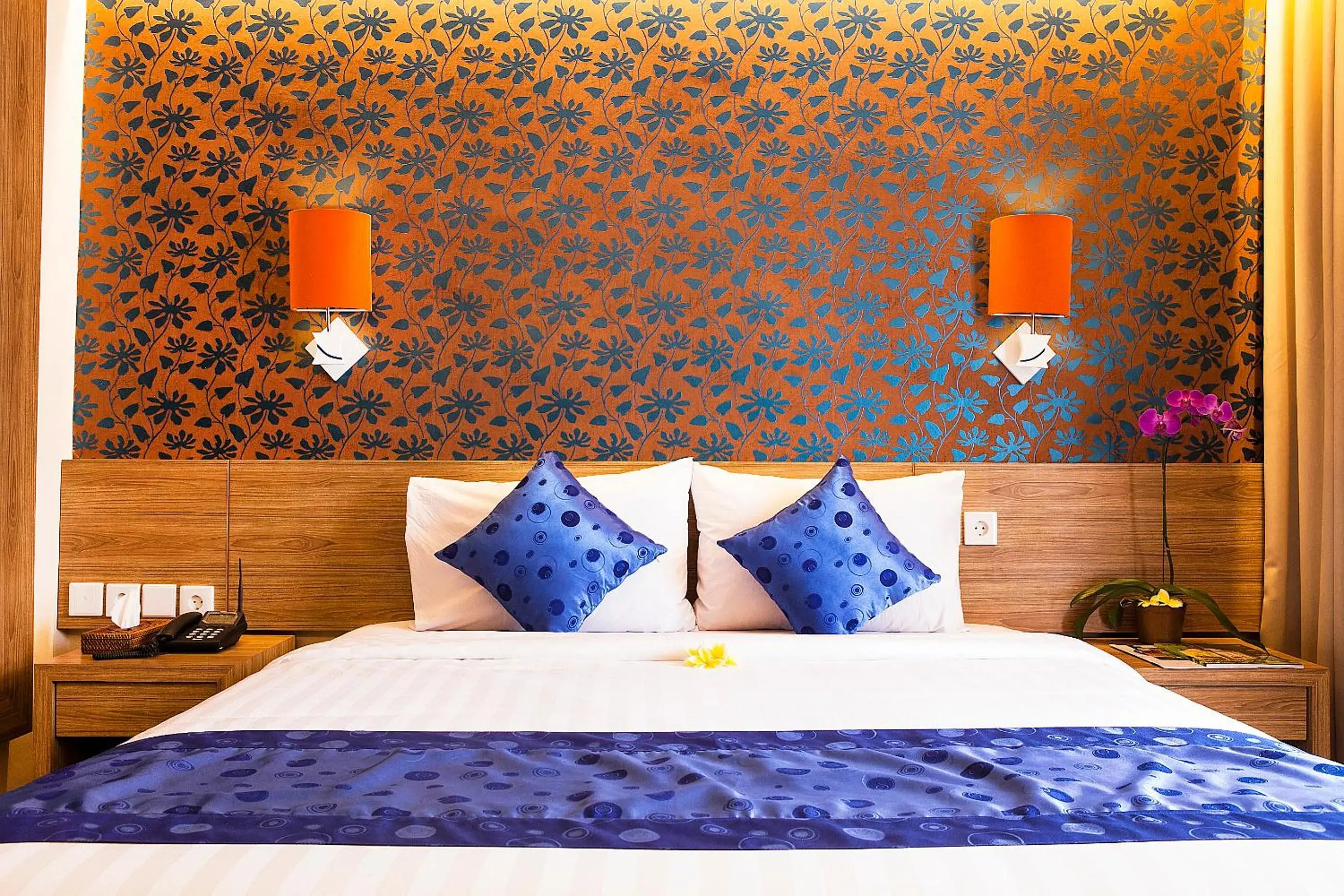 Bed in Natya Hotel Kuta