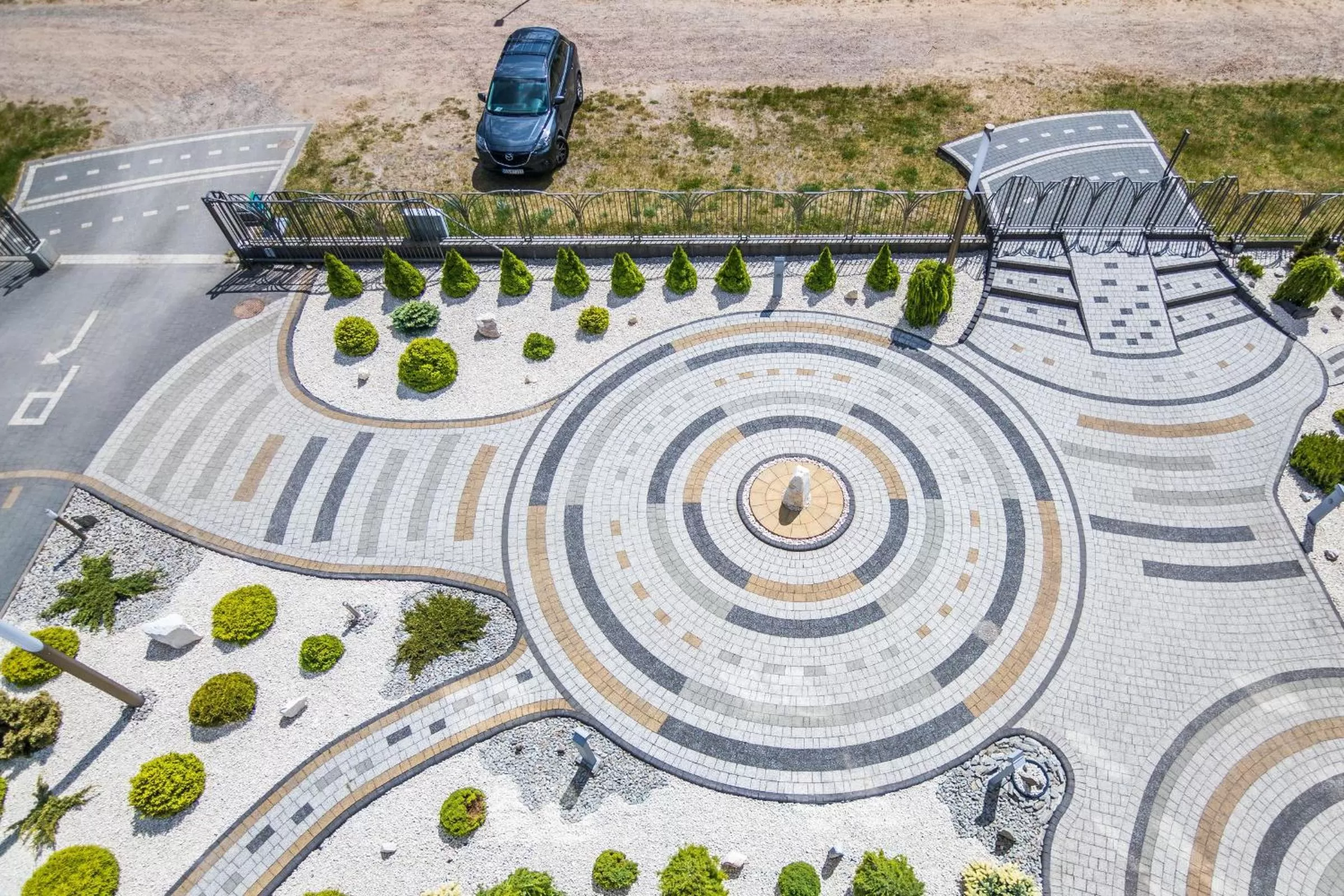 Bird's eye view in Resident Rene