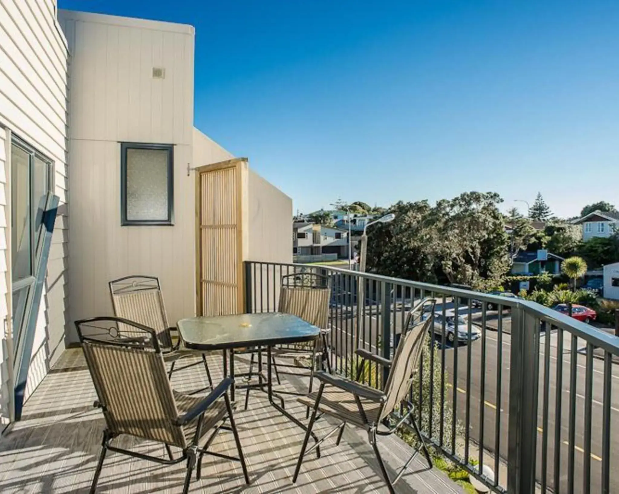 Balcony/Terrace in Wrights by the Sea Motel