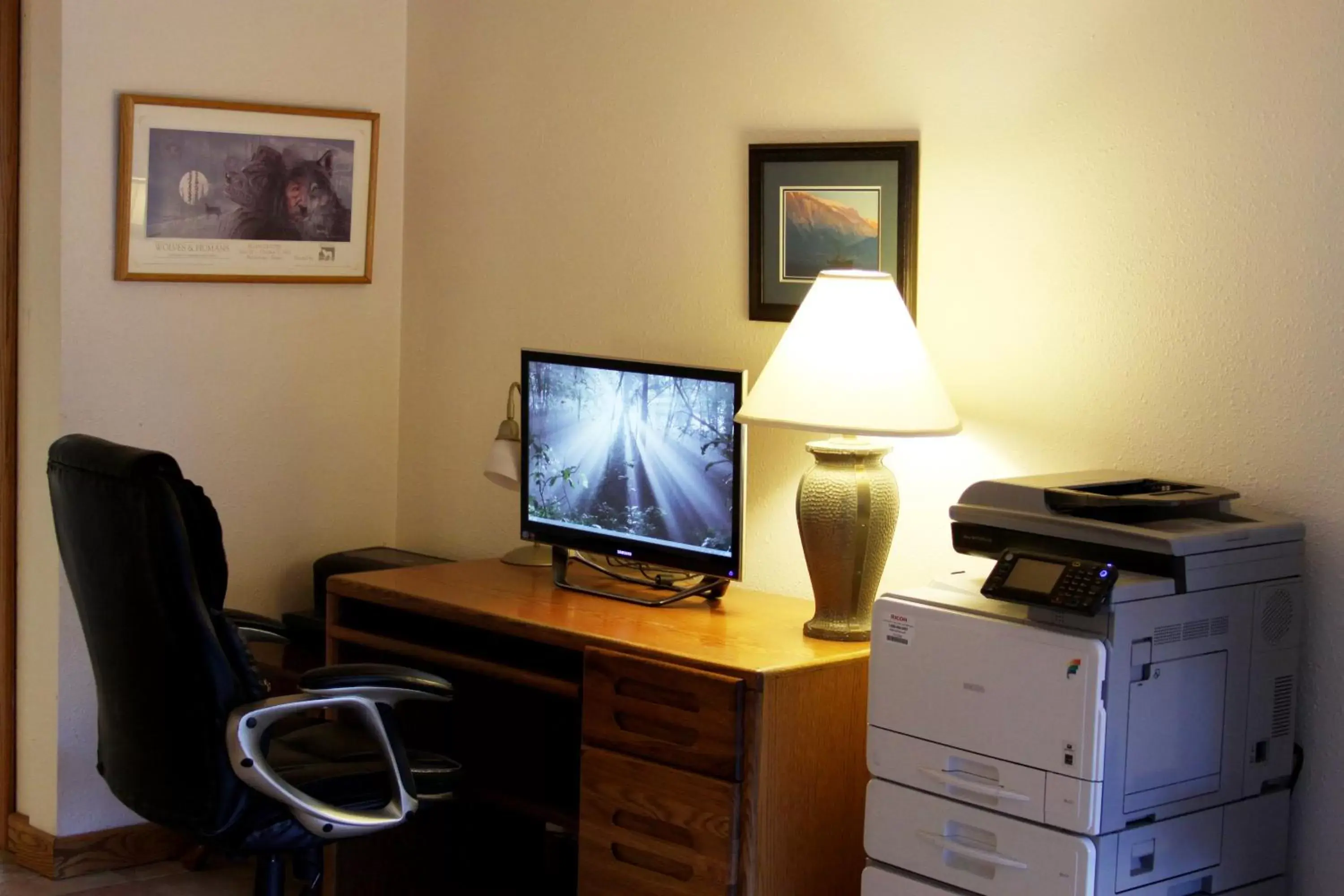 Business facilities, TV/Entertainment Center in The Driftwood Lodge