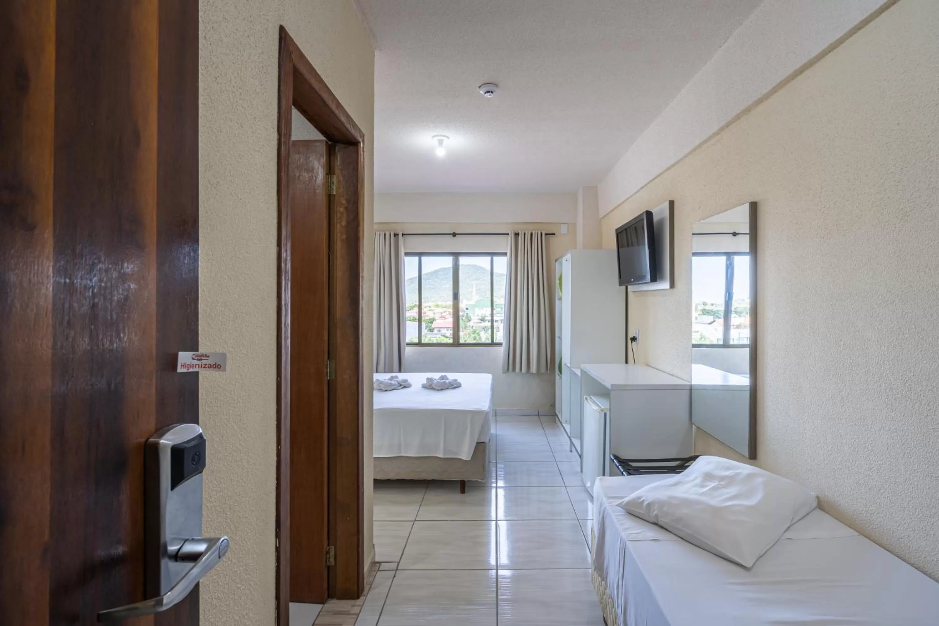 Bed in Hotel Conexão