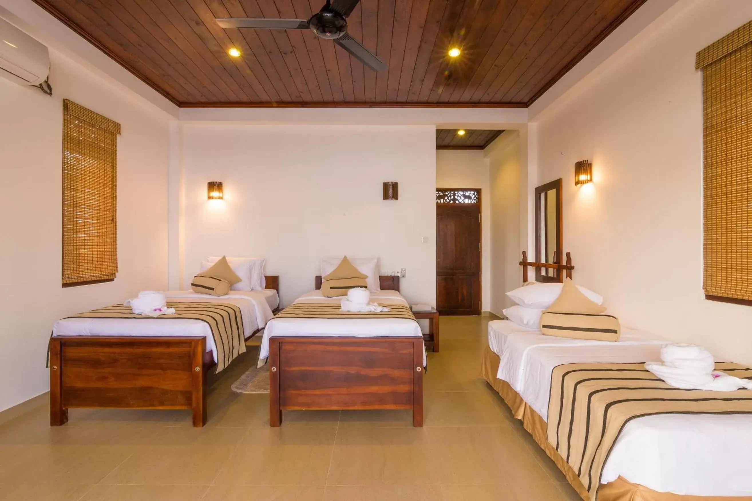 Bed in Ananya Beach Resort