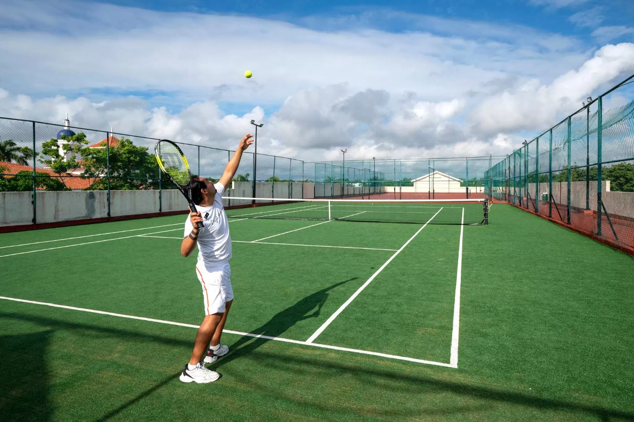 Tennis court in Viva Maya by Wyndham, A Trademark All Inclusive Resort
