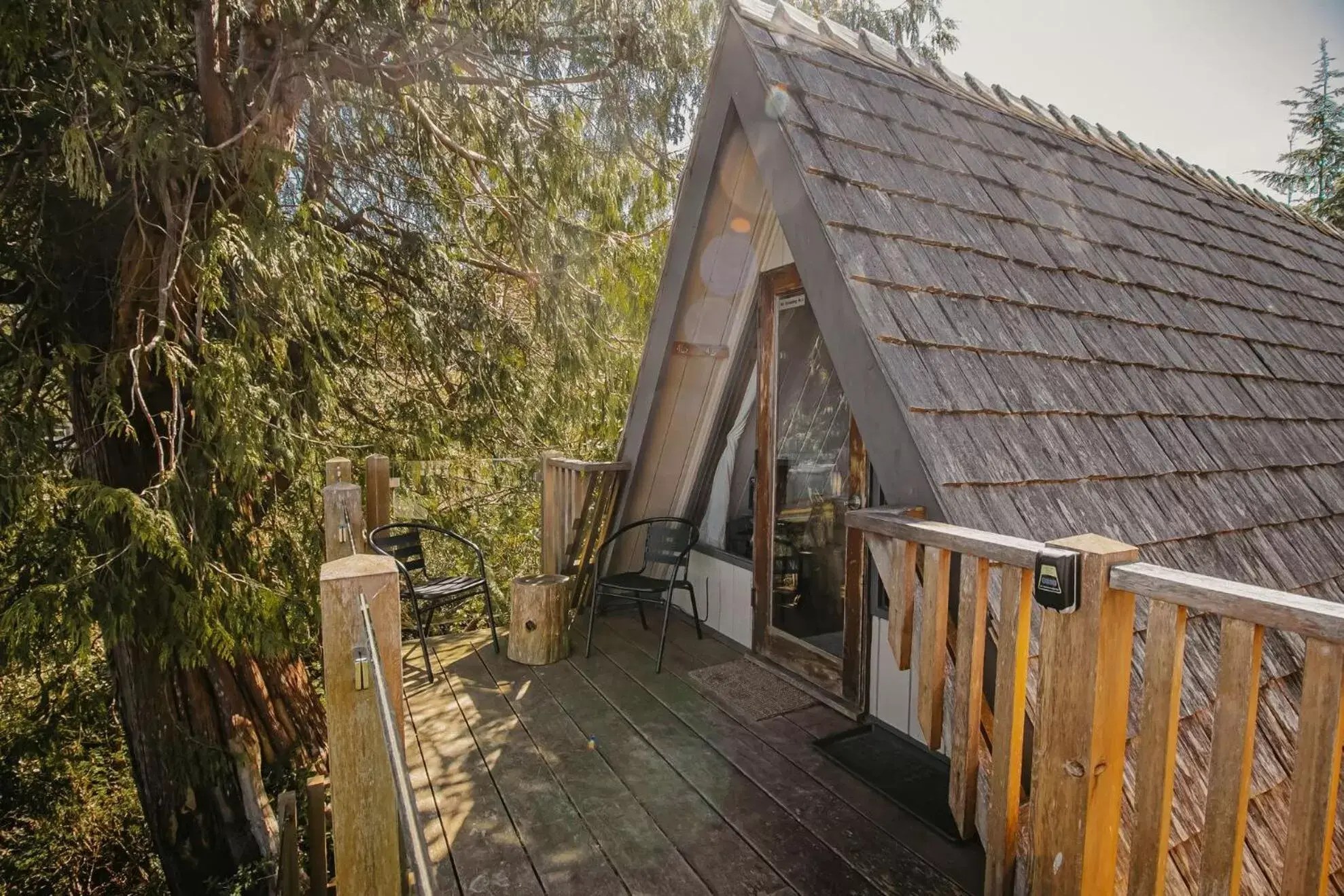 Patio in The Shoreline Tofino