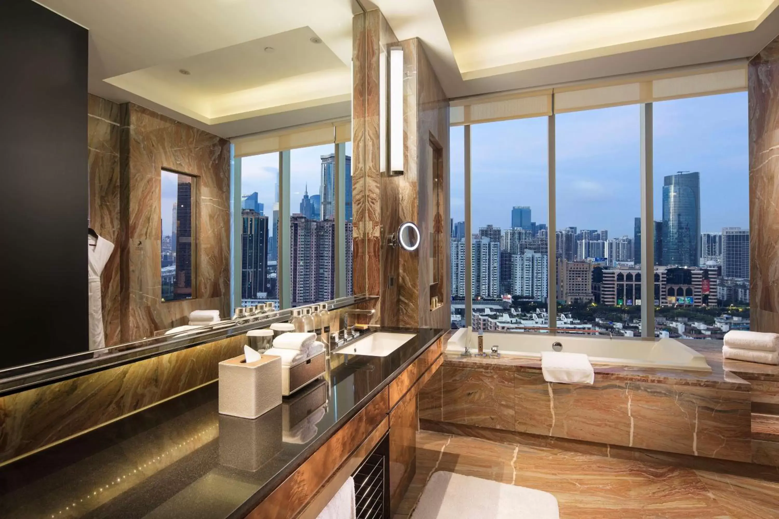 Bathroom in Hilton Guangzhou Tianhe
