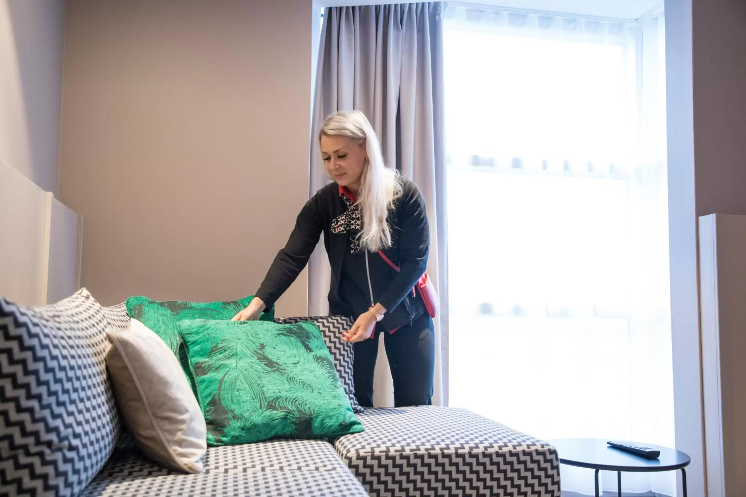 Bedroom, Bed in Original Sokos Hotel Vaakuna Seinäjoki Bedroom, Bed in Original Sokos Hotel Vaakuna Seinäjoki