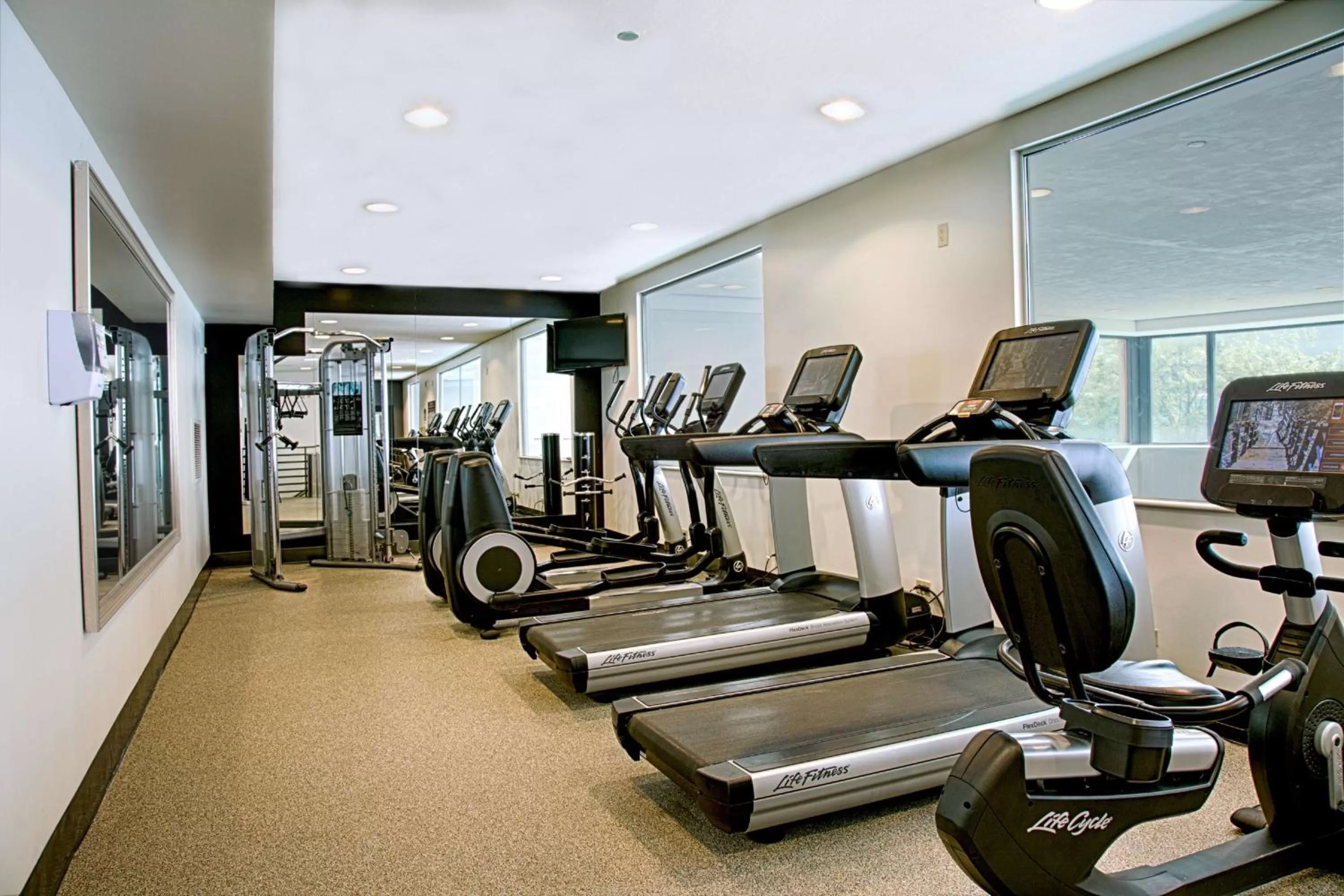 Fitness centre/facilities in Embassy Suites by Hilton Chicago O'Hare Rosemont